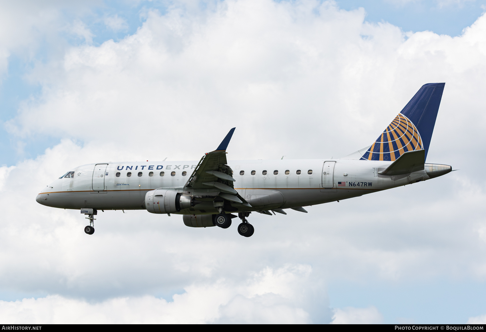 Aircraft Photo of N647RW | Embraer 170SE (ERJ-170-100SE) | United Express | AirHistory.net #841565
