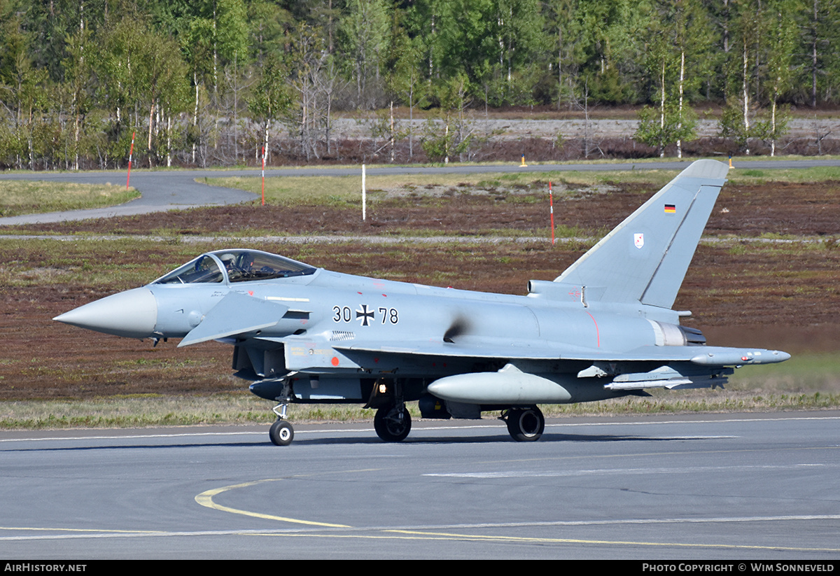Aircraft Photo of 3078 | Eurofighter EF-2000 Typhoon S | Germany - Air Force | AirHistory.net #841567