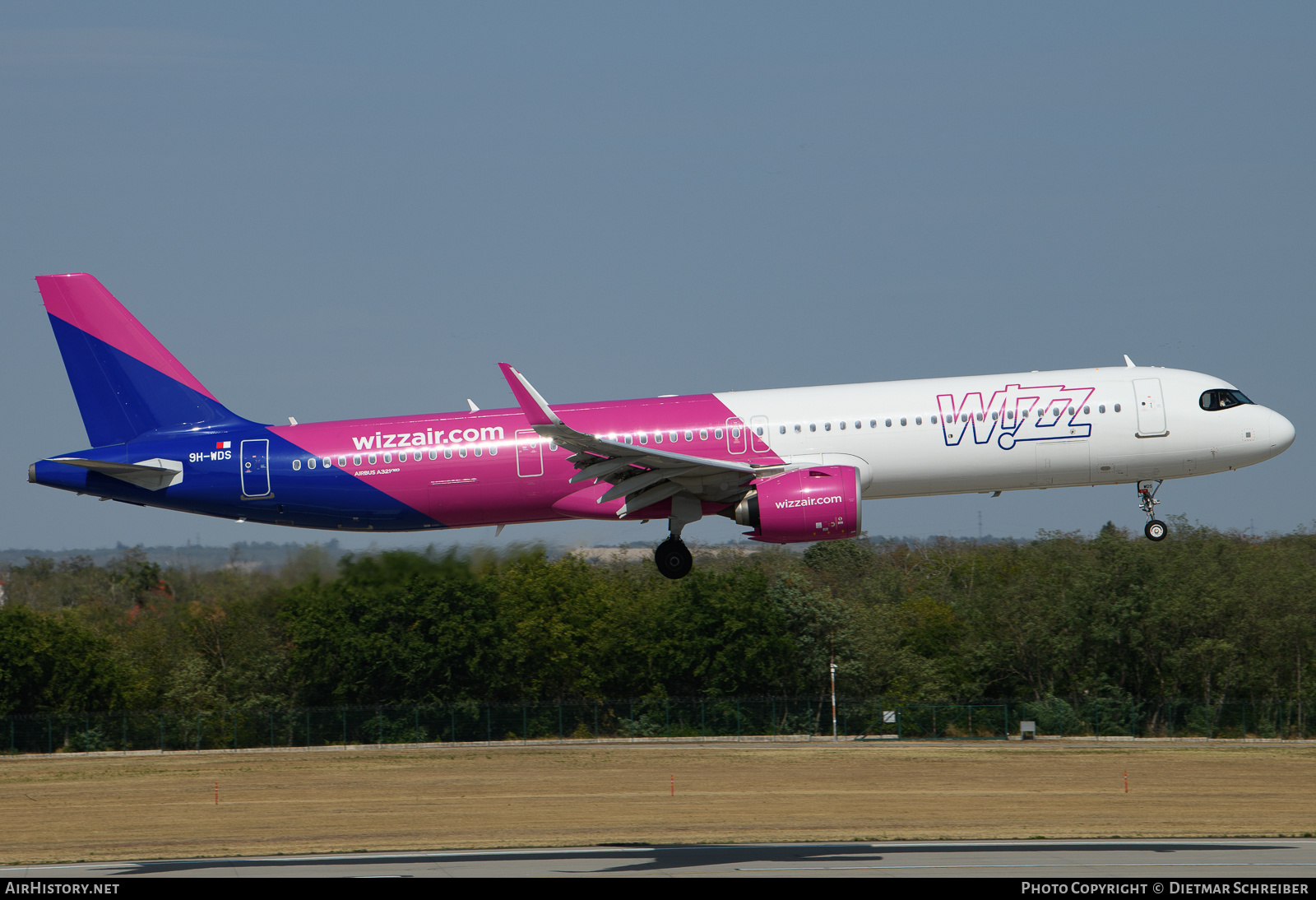 Aircraft Photo of 9H-WDS | Airbus A321-271NX | Wizz Air | AirHistory.net #841589