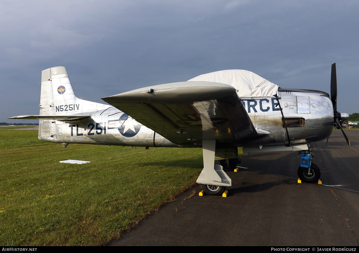 Aircraft Photo of N5251V | North American T-28A Trojan | USA - Air Force | AirHistory.net #841593
