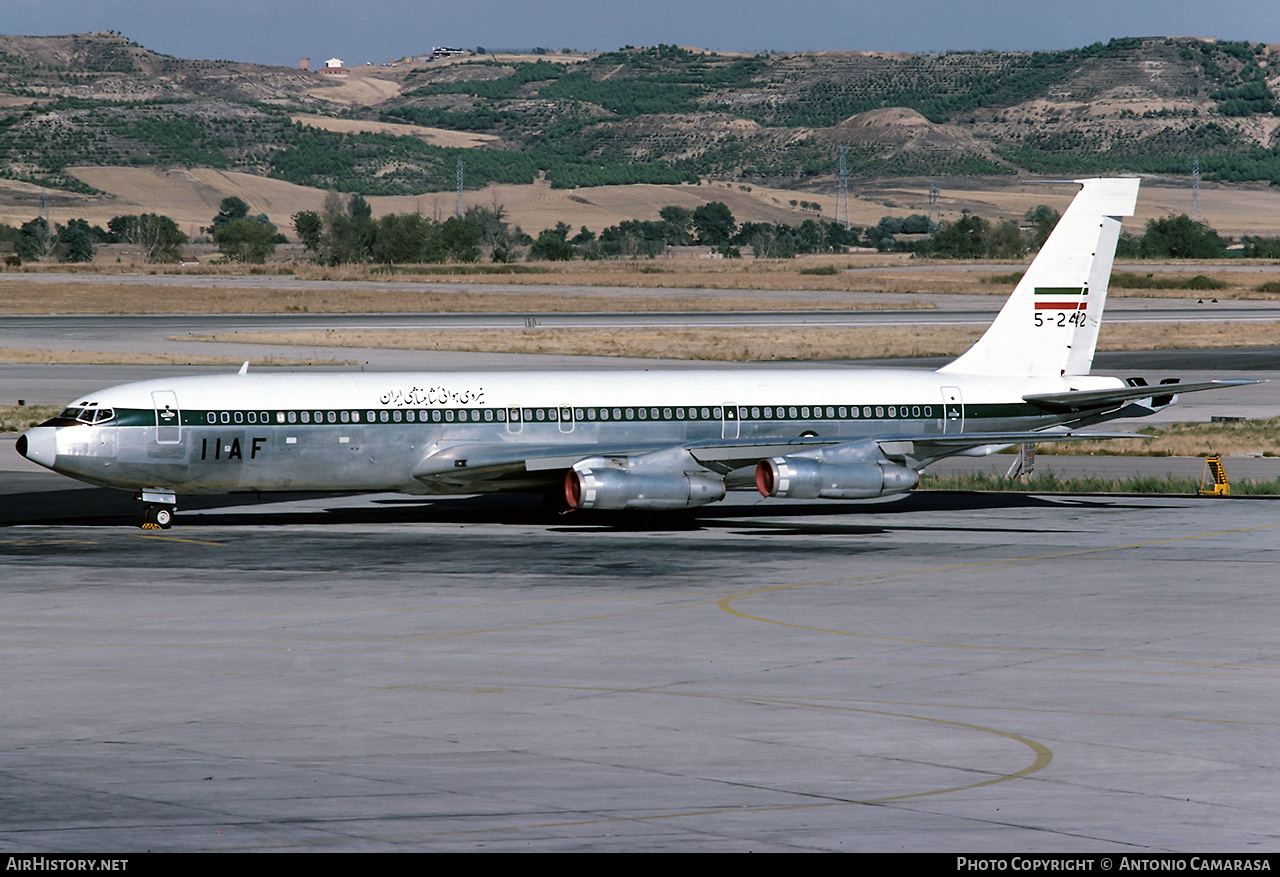 Aircraft Photo of 5-242 | Boeing 707-3J9C/KC | Iran - Air Force | AirHistory.net #841622