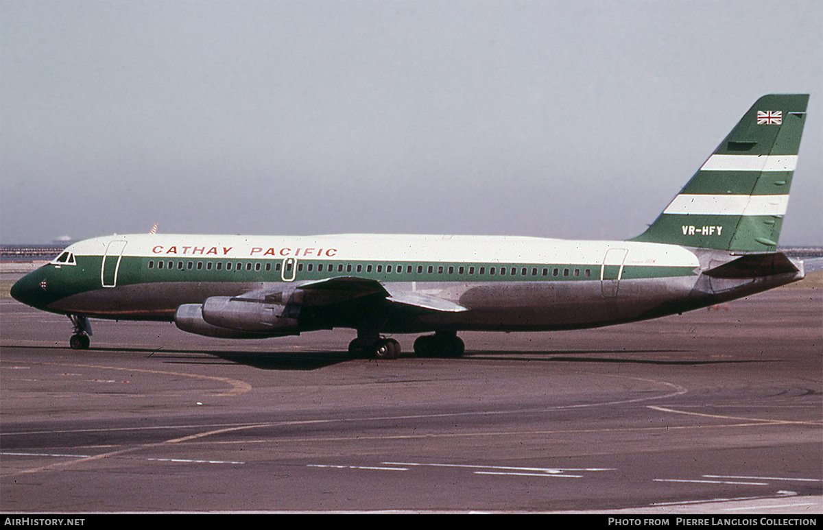 Aircraft Photo of VR-HFY | Convair 880M (22M-1) | Cathay Pacific Airways | AirHistory.net #841629