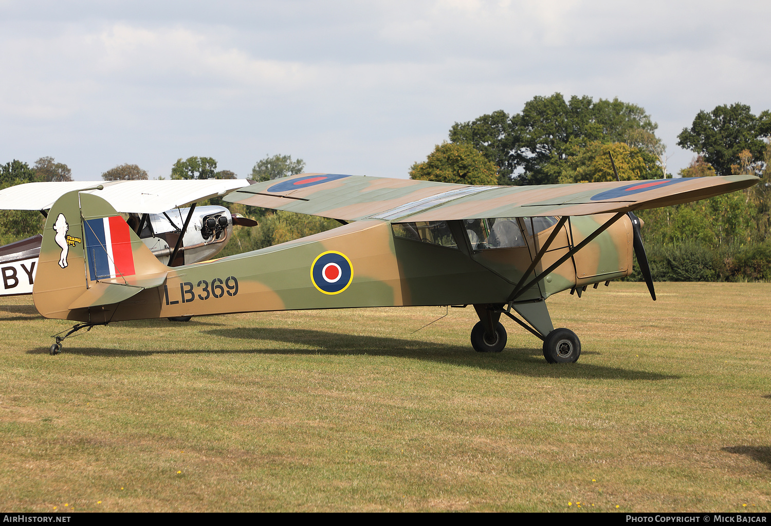 Aircraft Photo of G-AHHY / LB369 | Taylorcraft D/1 Auster Mk1 | UK - Air Force | AirHistory.net #841632