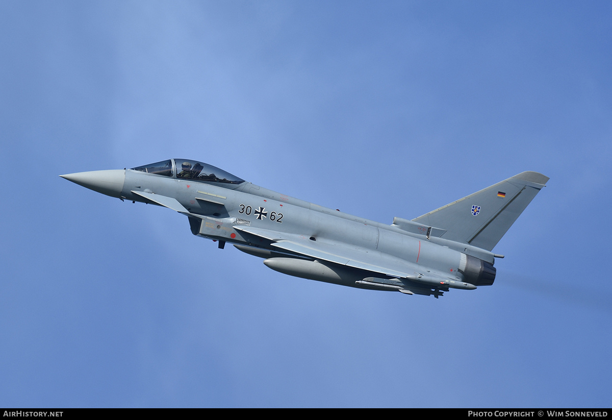 Aircraft Photo of 3062 | Eurofighter EF-2000 Typhoon S | Germany - Air Force | AirHistory.net #841638