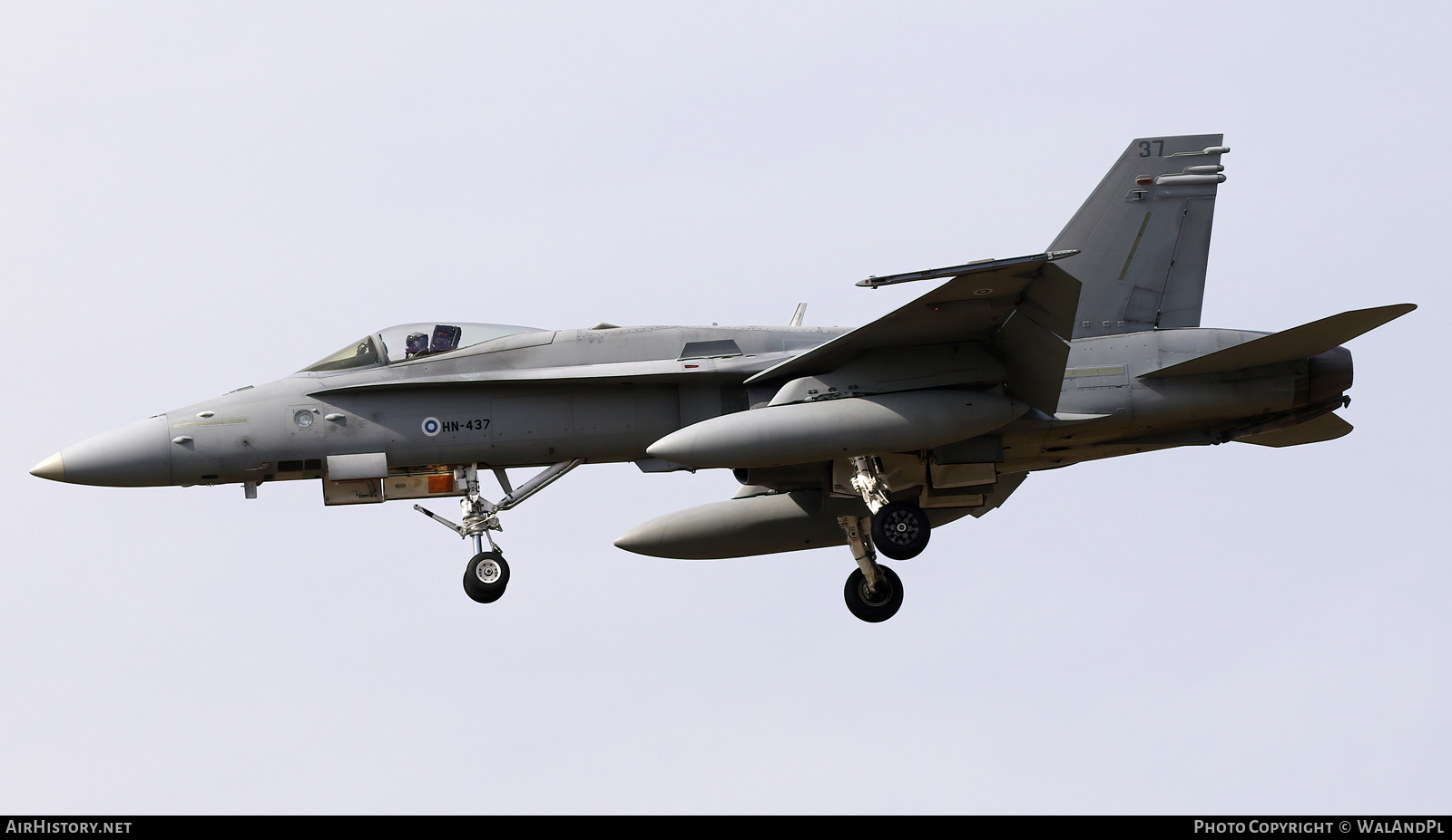 Aircraft Photo of HN-437 | McDonnell Douglas F/A-18C Hornet | Finland - Air Force | AirHistory.net #841647