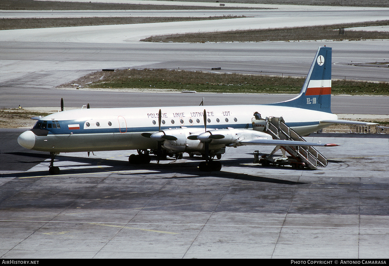 Aircraft Photo of SP-LSF | Ilyushin Il-18E | LOT Polish Airlines - Polskie Linie Lotnicze | AirHistory.net #841651