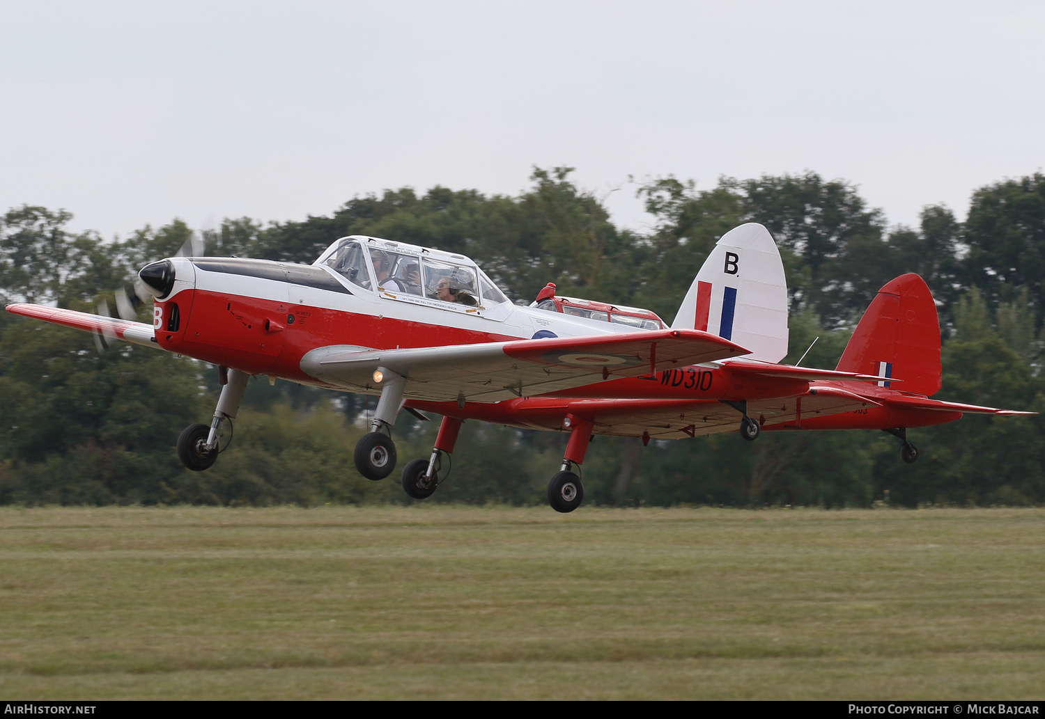 Aircraft Photo of G-BWUN / WD310 | De Havilland DHC-1 Chipmunk Mk22 | UK - Air Force | AirHistory.net #841670