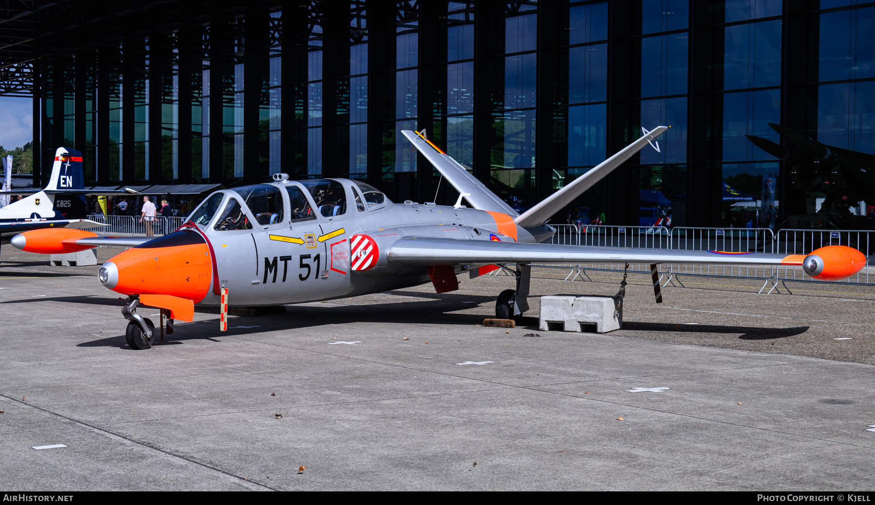 Aircraft Photo of MT51 | Fouga CM-170R Magister | Belgium - Air Force | AirHistory.net #841730