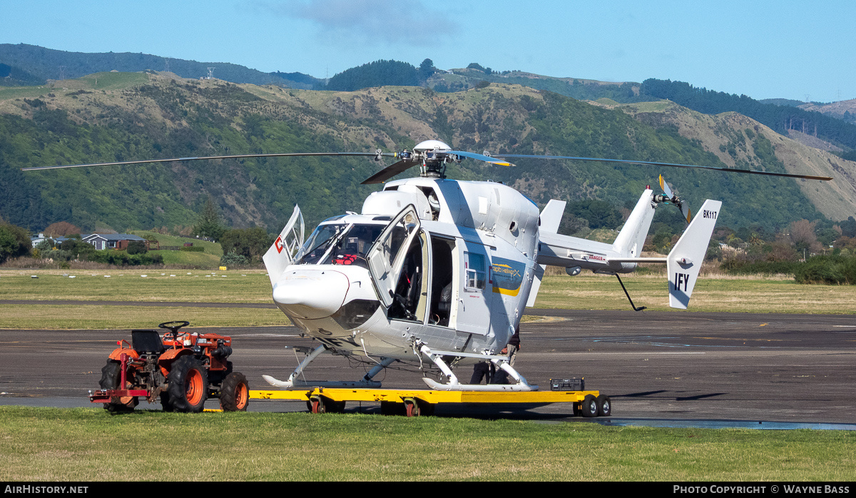 Aircraft Photo of ZK-IFY / IFY | MBB-Kawasaki BK-117B-2 | Kapiti Heliwork | AirHistory.net #841737
