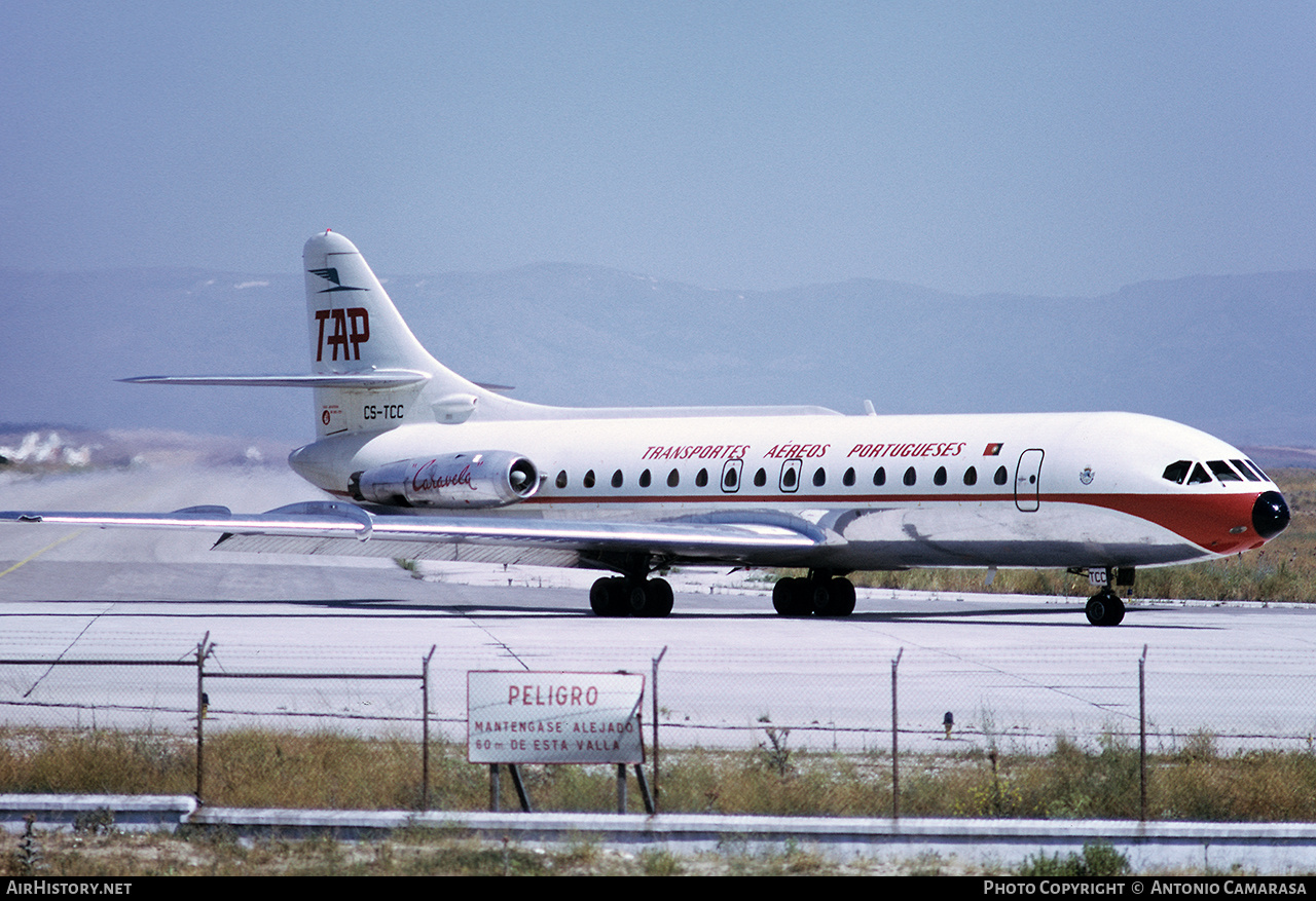 Aircraft Photo of CS-TCC | Sud SE-210 Caravelle VI-R | TAP - Transportes Aéreos Portugueses | AirHistory.net #841739