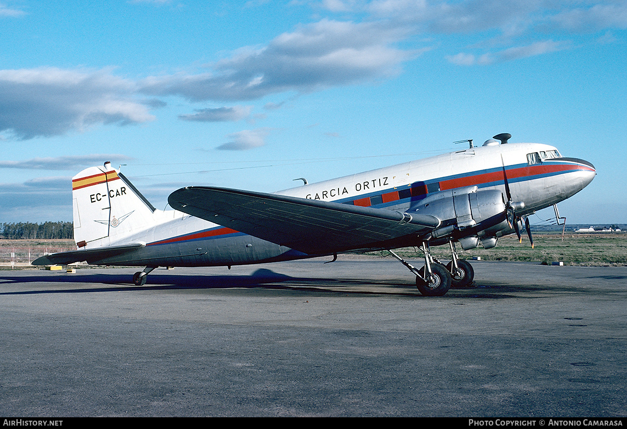 Aircraft Photo of EC-CAR | Douglas DC-3(C) | García Ortiz | AirHistory.net #841742