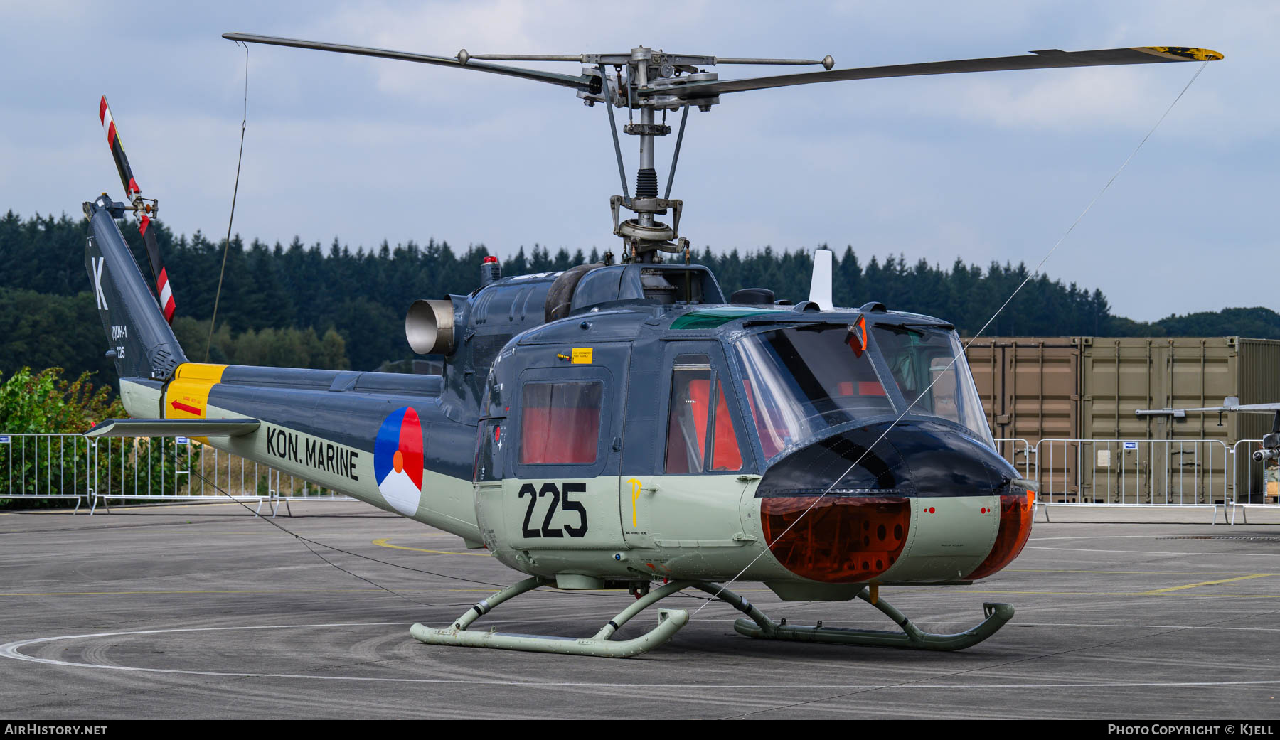 Aircraft Photo of 225 | Agusta (I)UH-1 (AB-204B) | Netherlands - Navy | AirHistory.net #841746