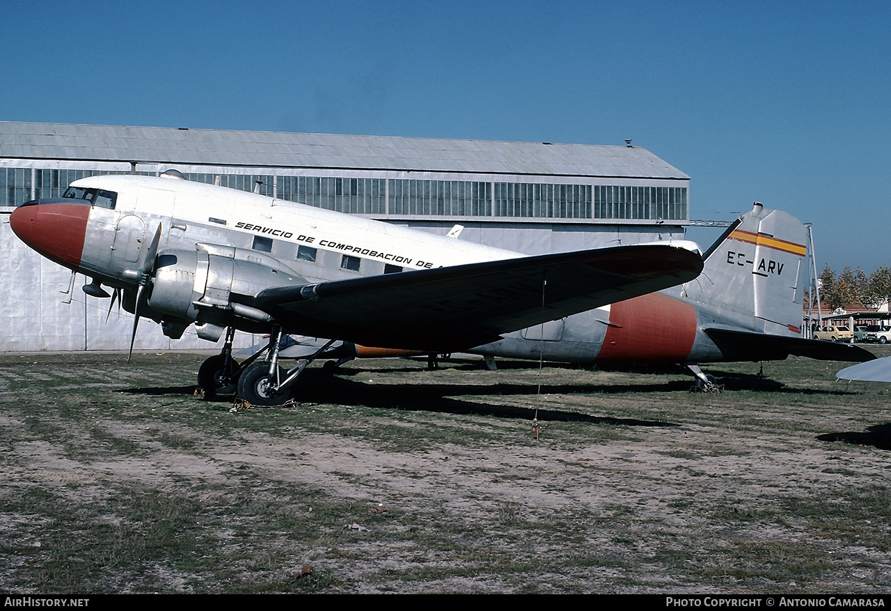 Aircraft Photo of EC-ARV | Douglas VC-47D Skytrain | Servicio de Comprobación de Ayudas | AirHistory.net #841749