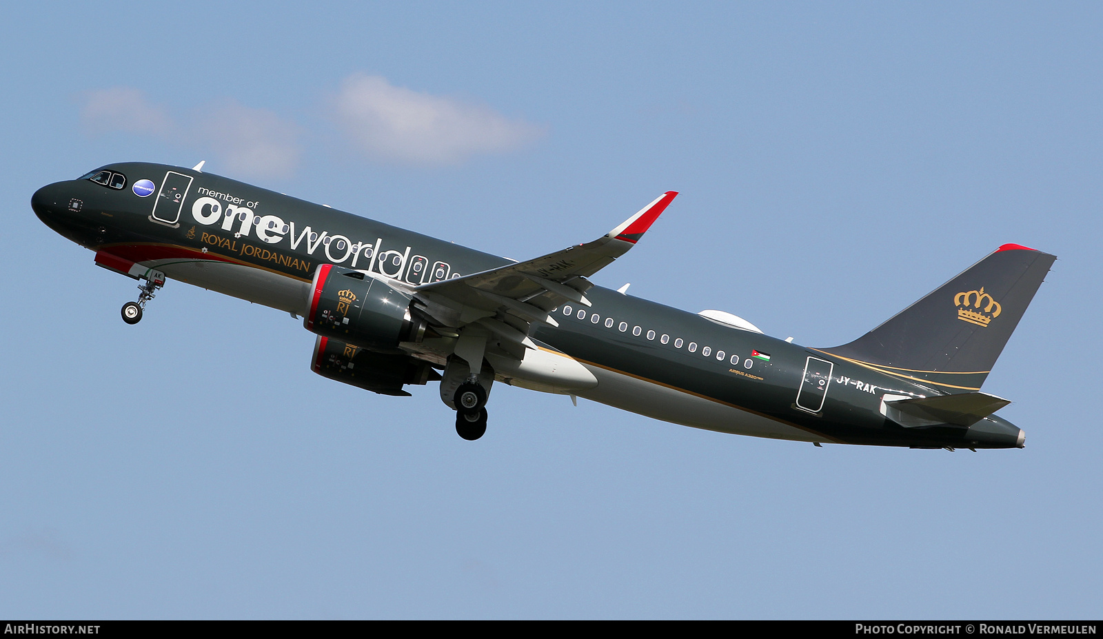 Aircraft Photo of JY-RAK | Airbus A320-271N | Royal Jordanian Airlines | AirHistory.net #841782