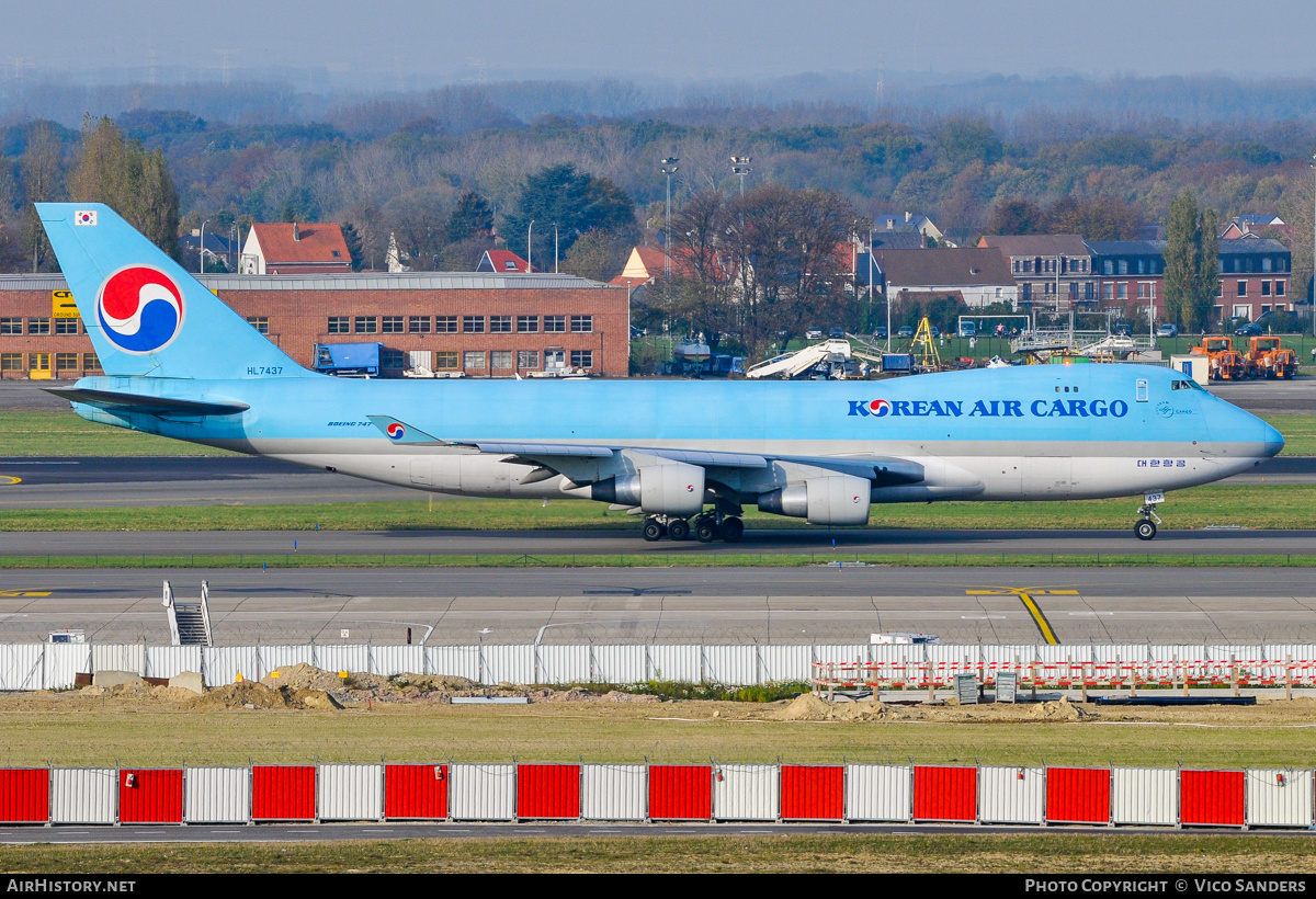 Aircraft Photo of HL7437 | Boeing 747-4B5F/SCD | Korean Air Cargo | AirHistory.net #841799