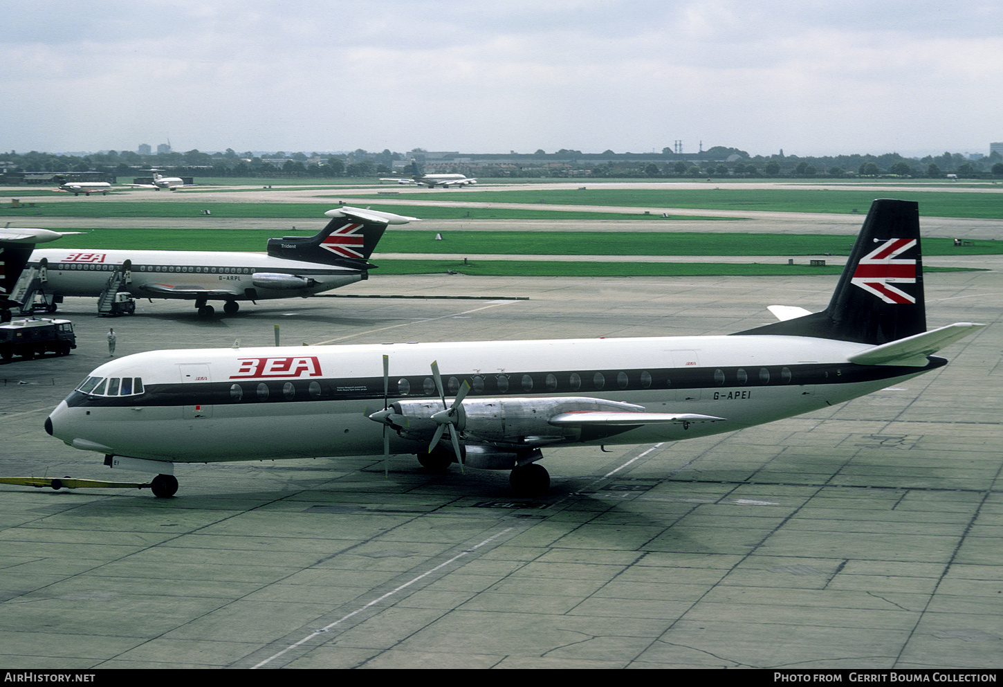 Aircraft Photo of G-APEI | Vickers 953 Vanguard | BEA - British European Airways | AirHistory.net #841840
