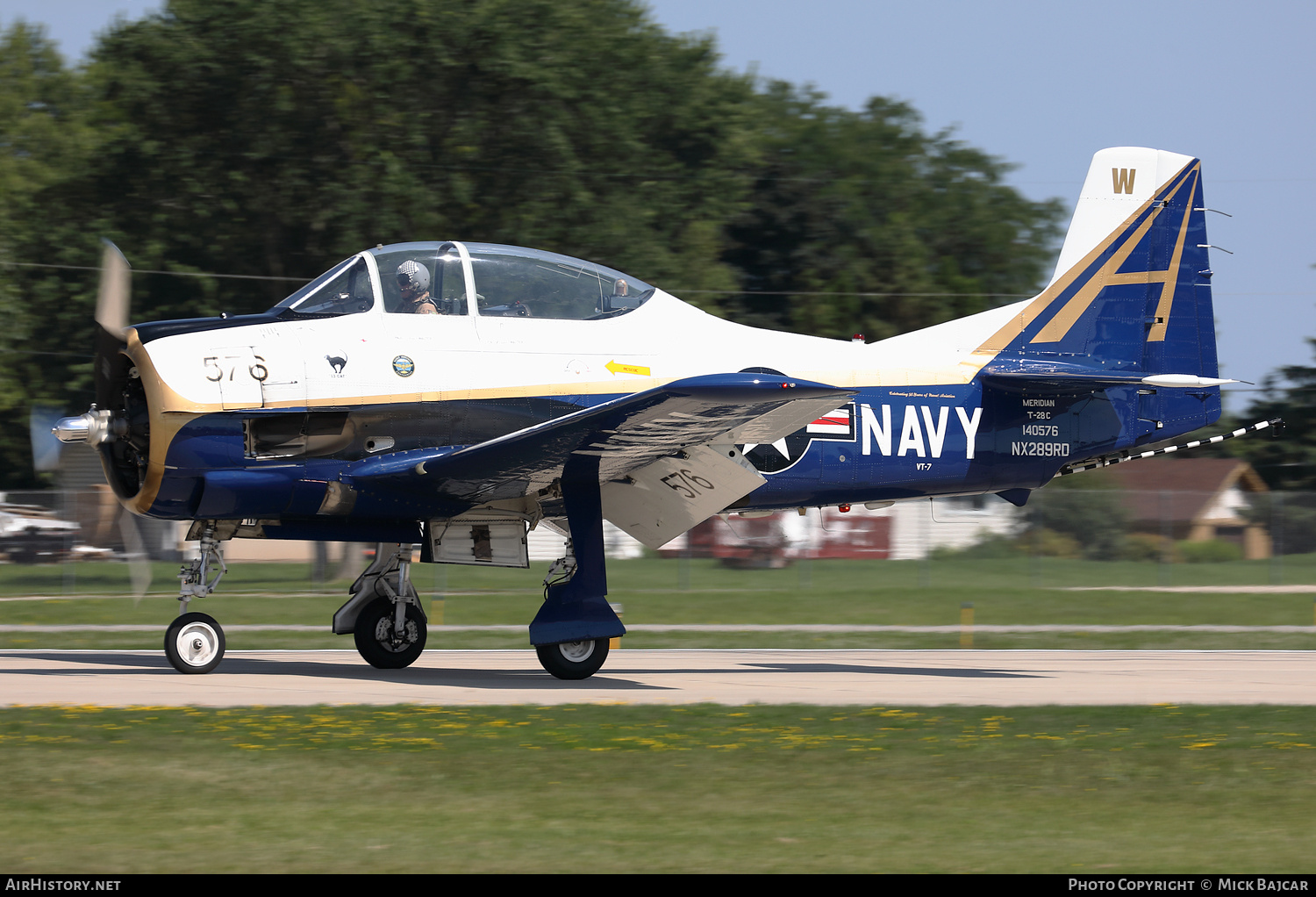 Aircraft Photo of N289RD / NX289RD / 140576 | North American T-28C Trojan | USA - Navy | AirHistory.net #841874