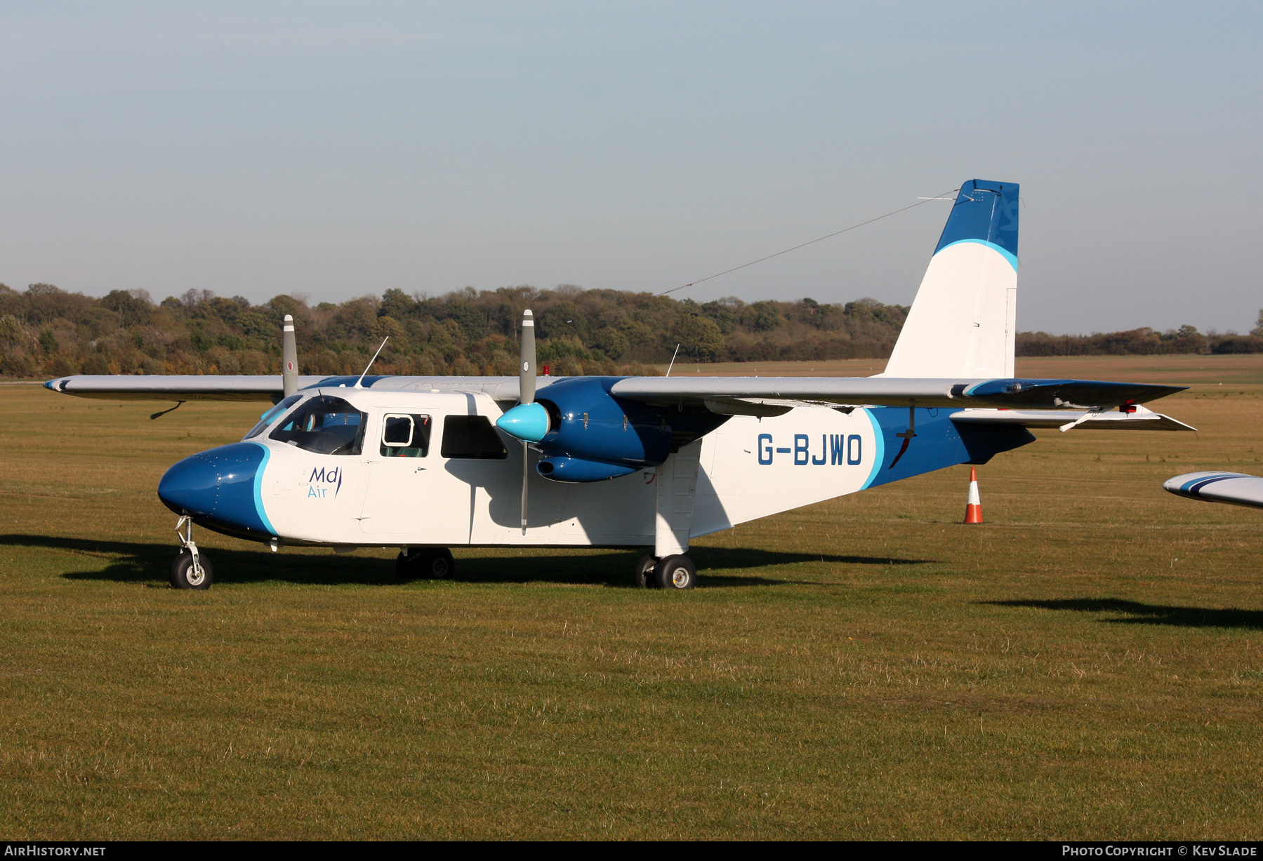 Aircraft Photo of G-BJWO | Britten-Norman BN-2A-26 Islander | MD Air - Metachem Diagnostics | AirHistory.net #841881