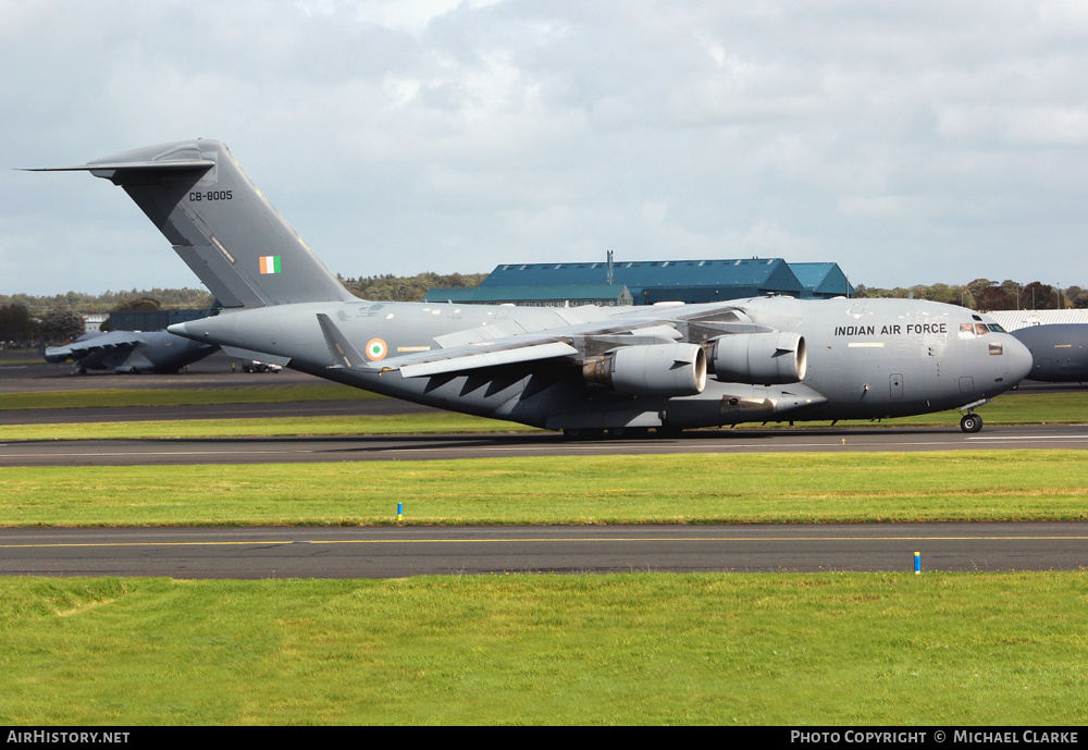 Aircraft Photo of CB-8005 | Boeing C-17A Globemaster III | India - Air Force | AirHistory.net #841907