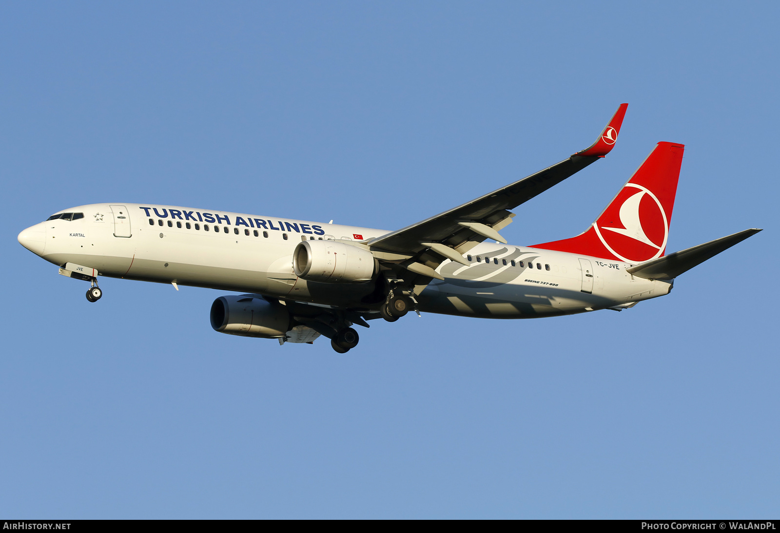 Aircraft Photo of TC-JVE | Boeing 737-8F2 | Turkish Airlines | AirHistory.net #841929