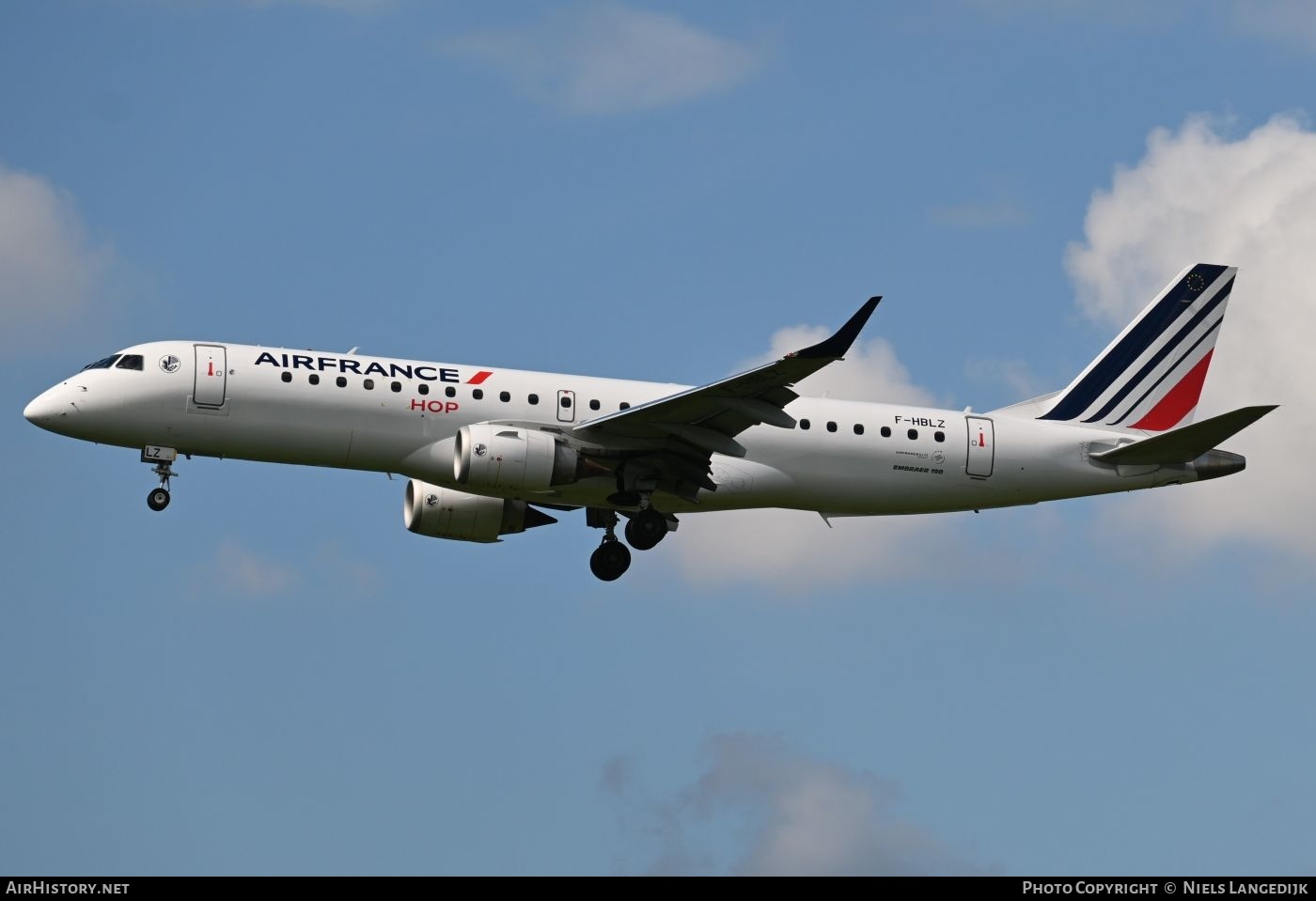 Aircraft Photo of F-HBLZ | Embraer 190STD (ERJ-190-100STD) | Air France | AirHistory.net #841949
