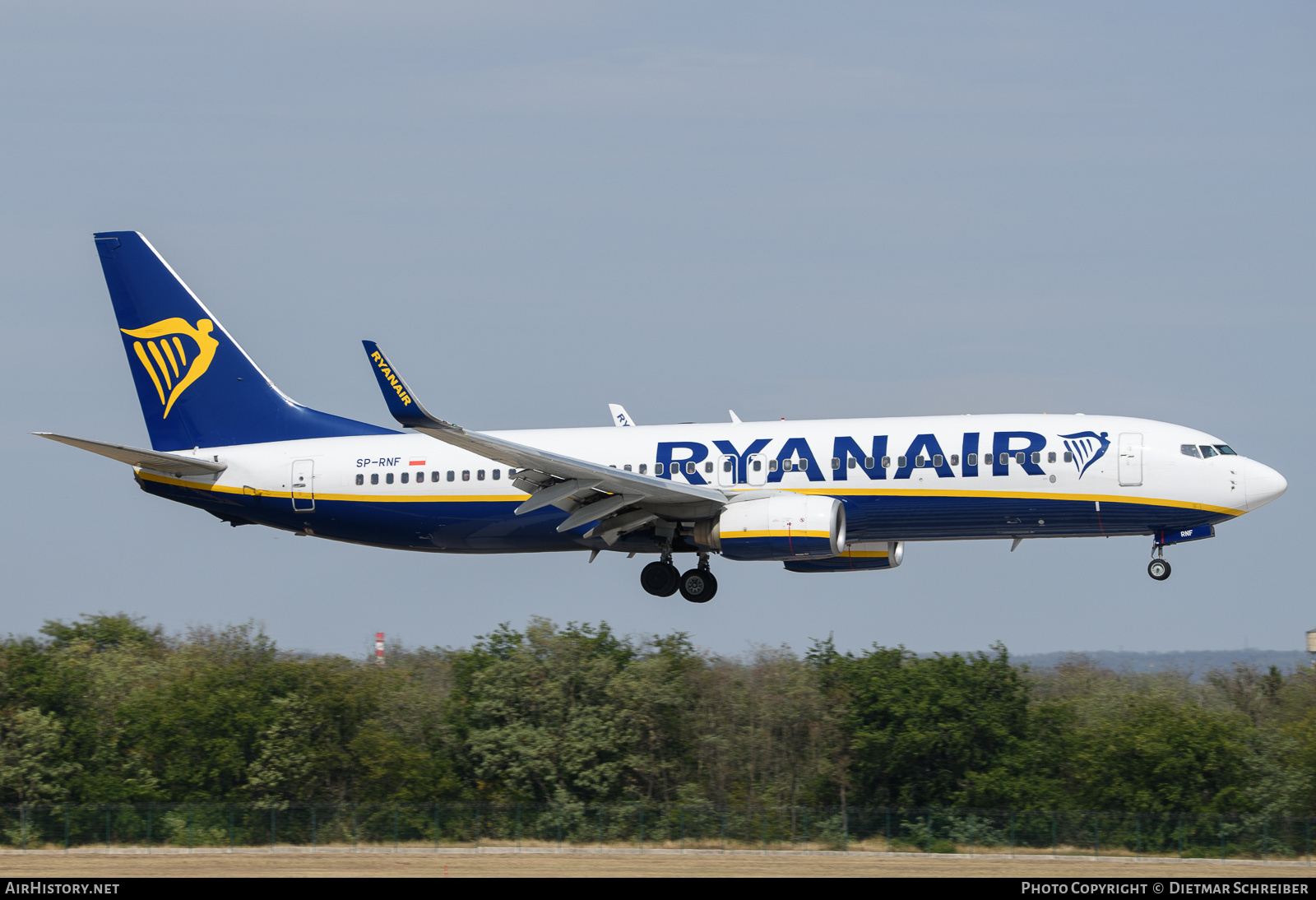 Aircraft Photo of SP-RNF | Boeing 737-8AS | Ryanair | AirHistory.net #841959