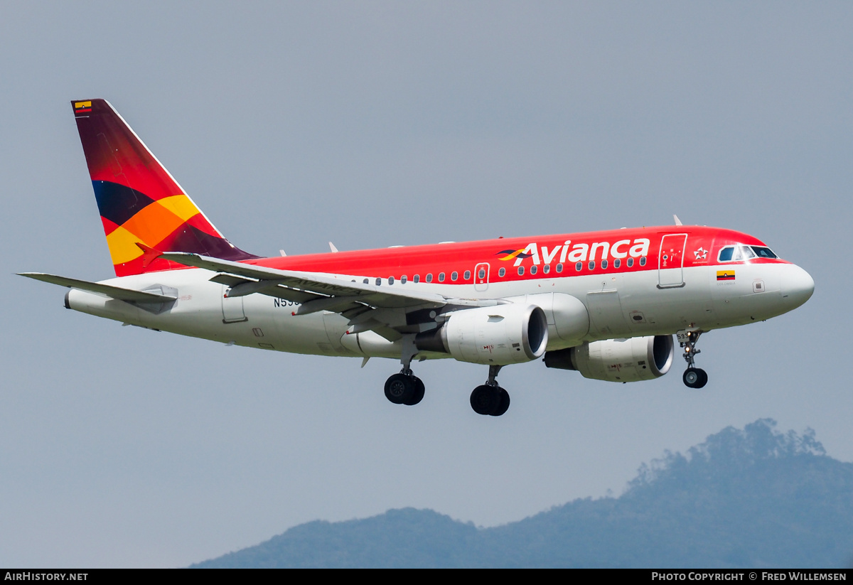 Aircraft Photo of N593EL | Airbus A318-111 | Avianca | AirHistory.net #841974