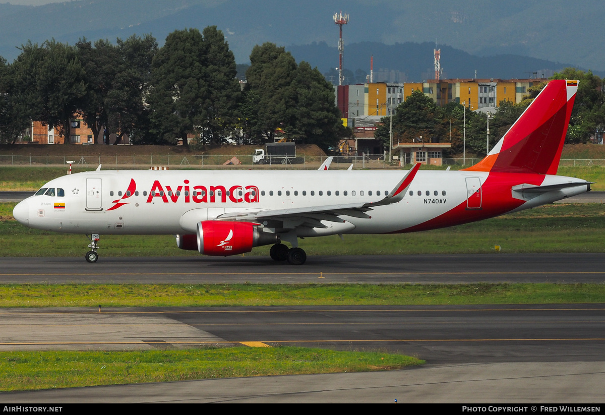 Aircraft Photo of N740AV | Airbus A320-214 | Avianca | AirHistory.net #841977