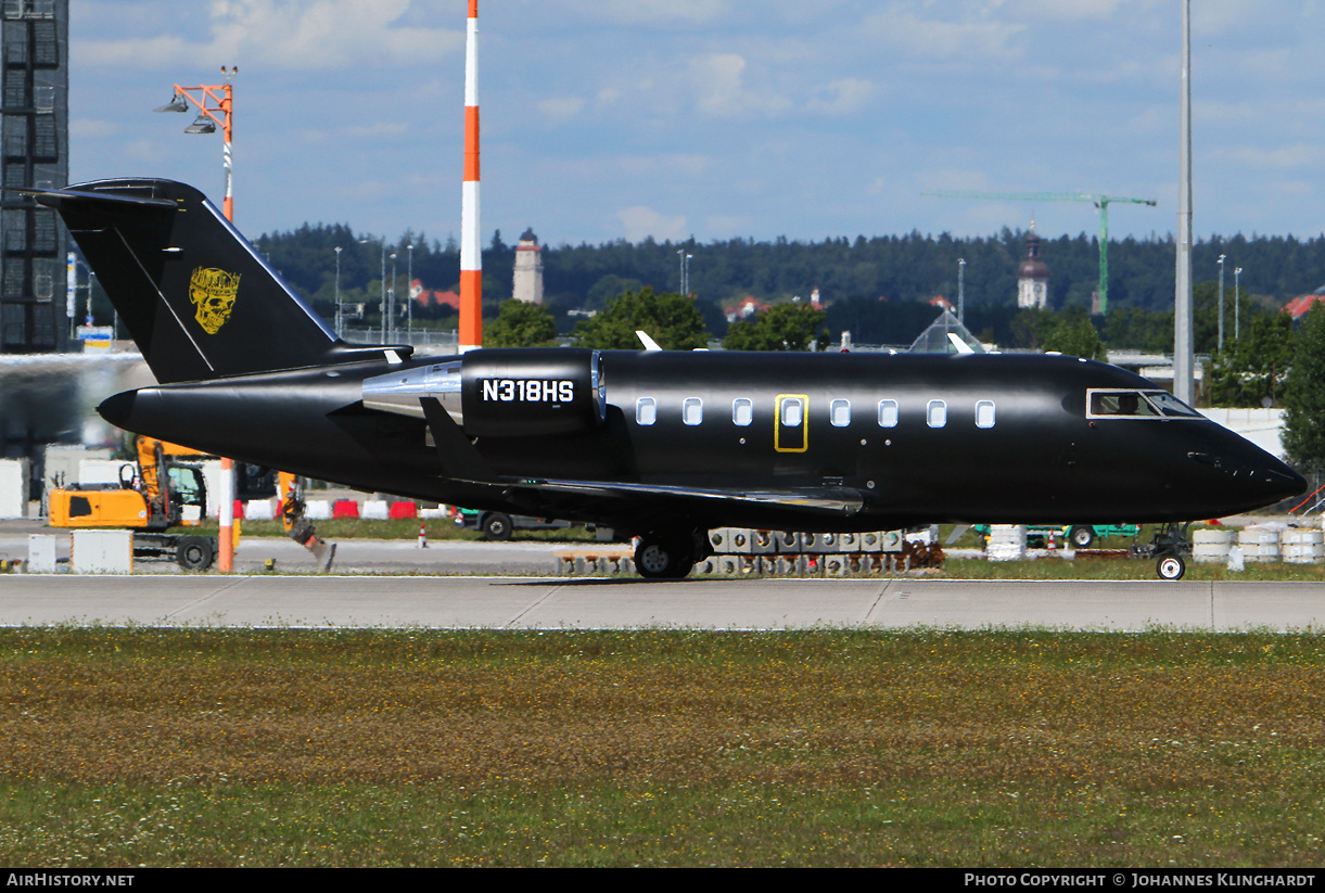 Aircraft Photo of N318HS | Bombardier Challenger 605 (CL-600-2B16) | AirHistory.net #842009