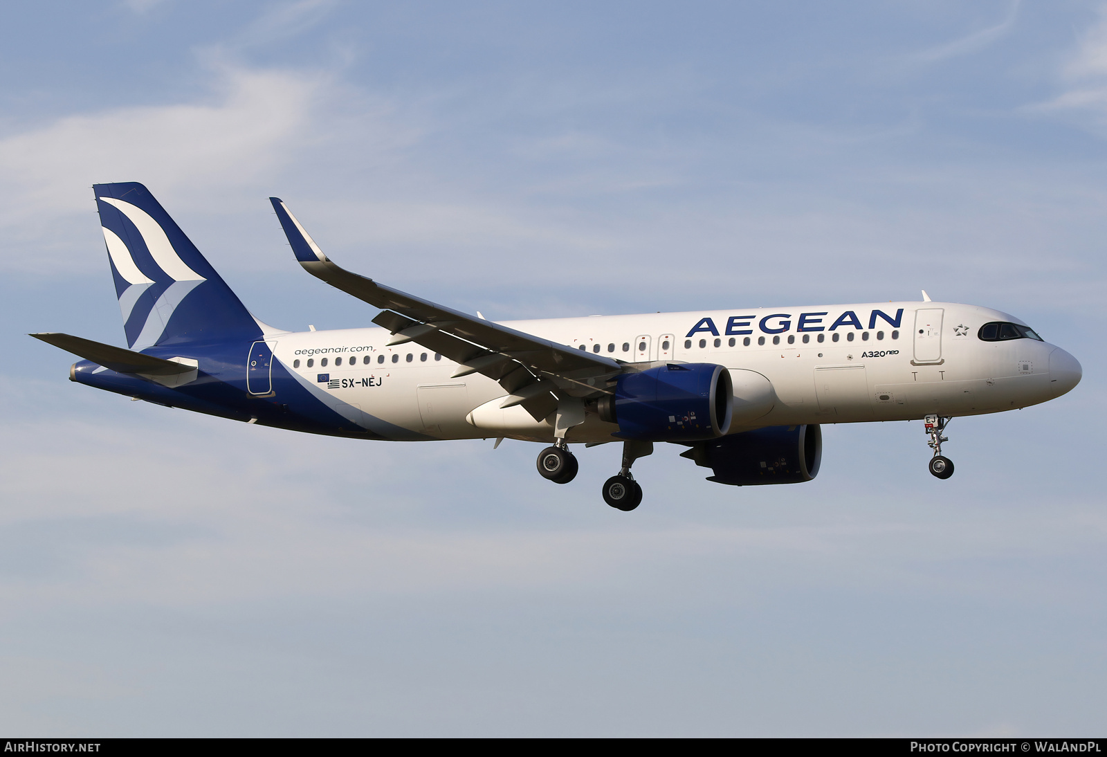 Aircraft Photo of SX-NEJ | Airbus A320-271N | Aegean Airlines | AirHistory.net #842024