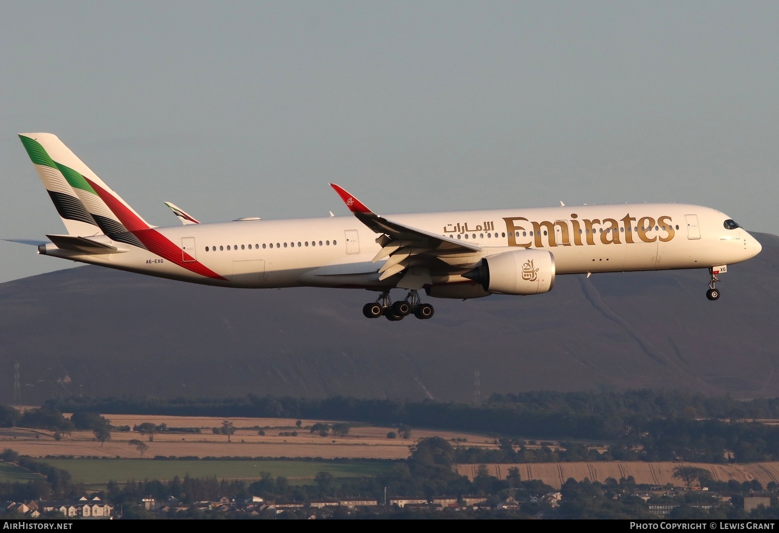 Aircraft Photo of A6-EXG | Airbus A350-941 | Emirates | AirHistory.net #842033