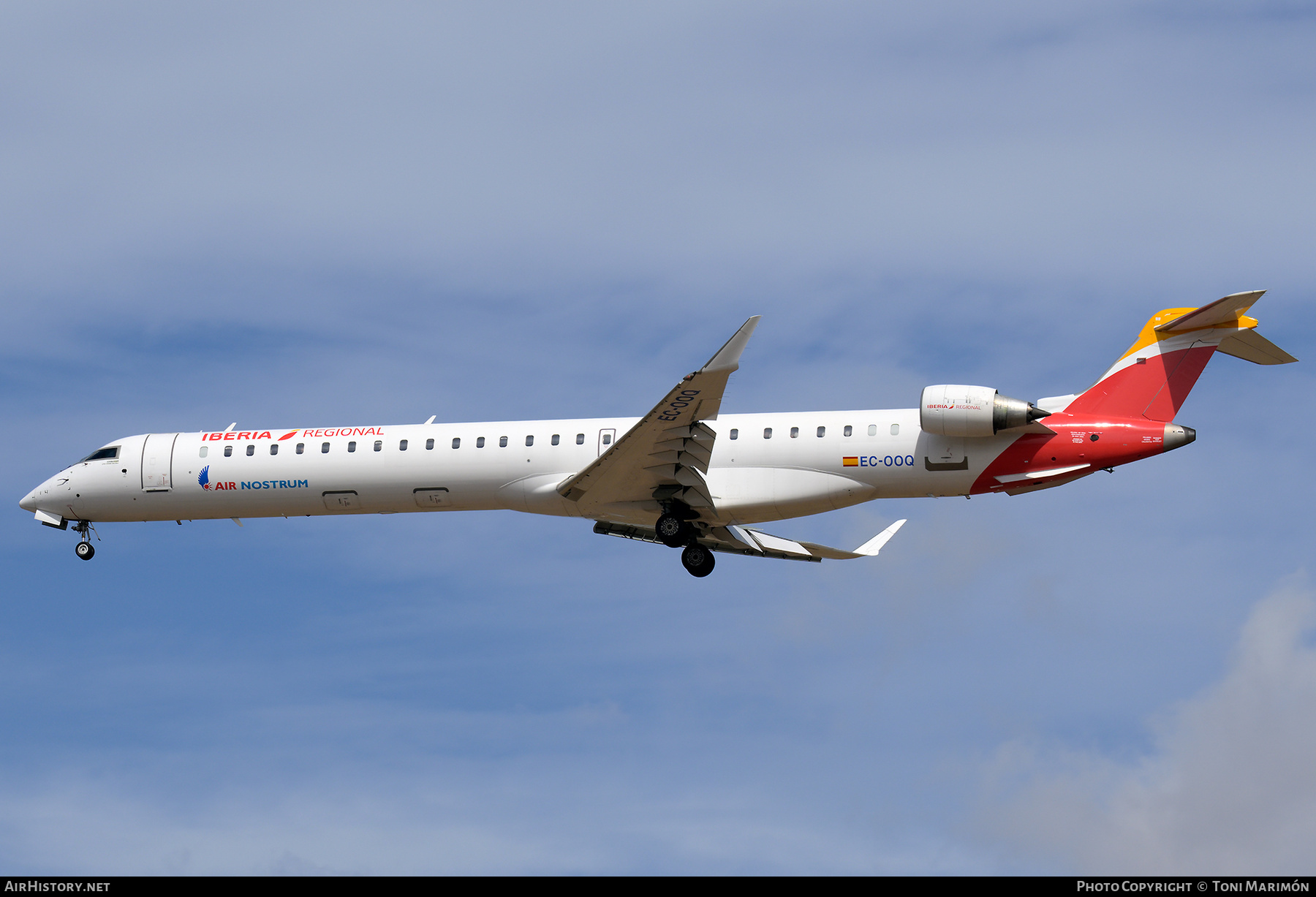 Aircraft Photo of EC-OOQ | Bombardier CRJ-1000EL NG (CL-600-2E25) | Iberia Regional | AirHistory.net #842107