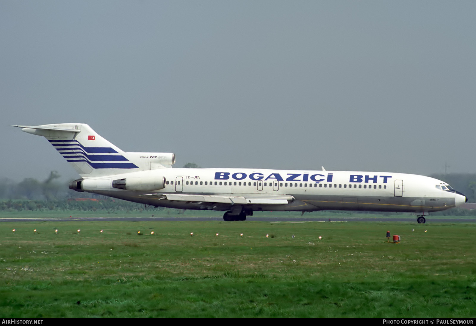 Aircraft Photo of TC-JFA | Boeing 727-264 | BHT - Boğaziçi Hava Taşımacılığı - Bosphorus Air Transport | AirHistory.net #842112