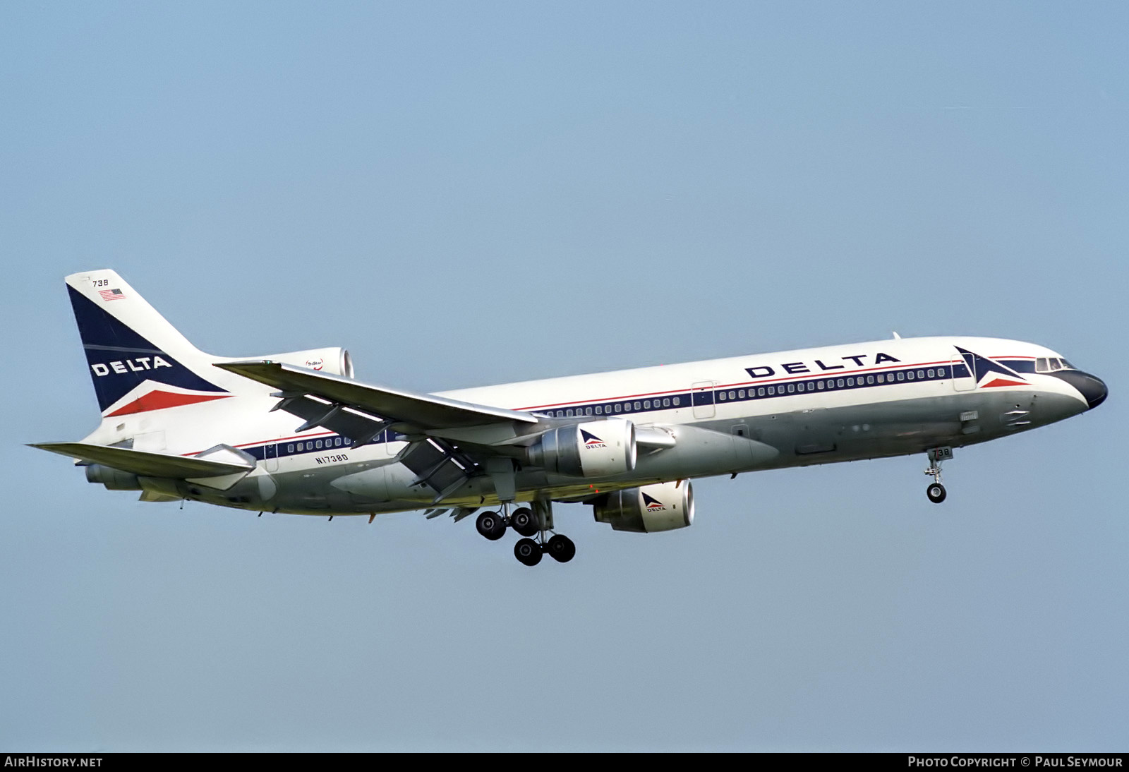 Aircraft Photo of N1738D | Lockheed L-1011-385-1-15 TriStar 250 | Delta Air Lines | AirHistory.net #842139