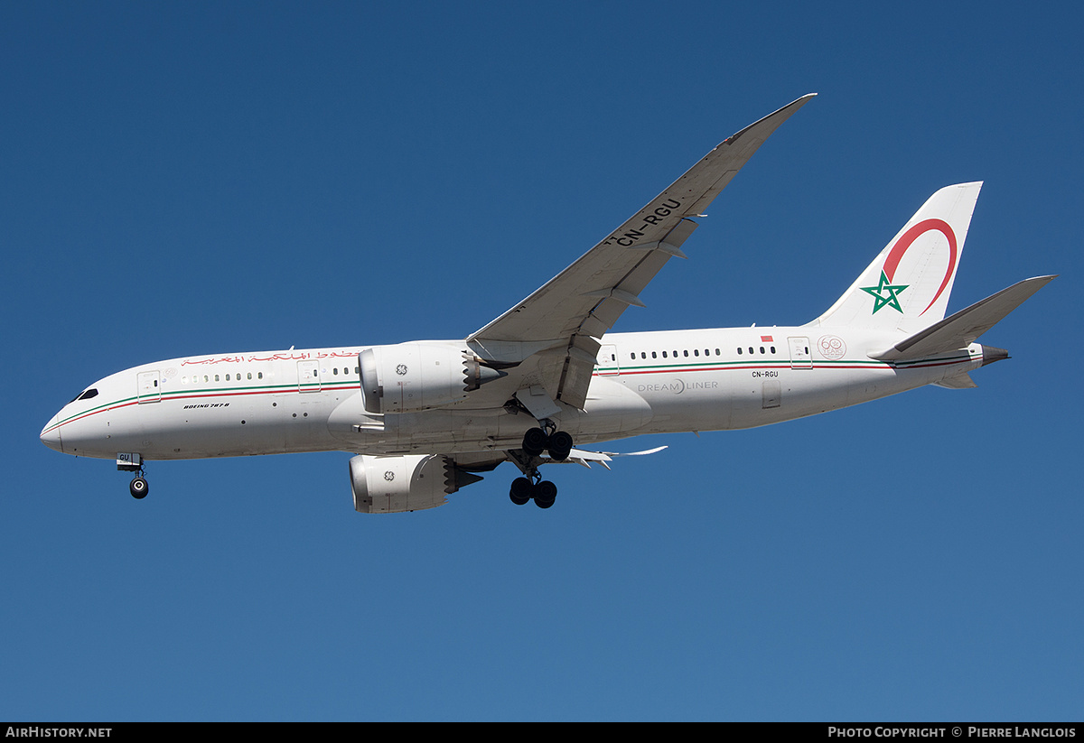 Aircraft Photo of CN-RGU | Boeing 787-8 Dreamliner | Royal Air Maroc - RAM | AirHistory.net #842151
