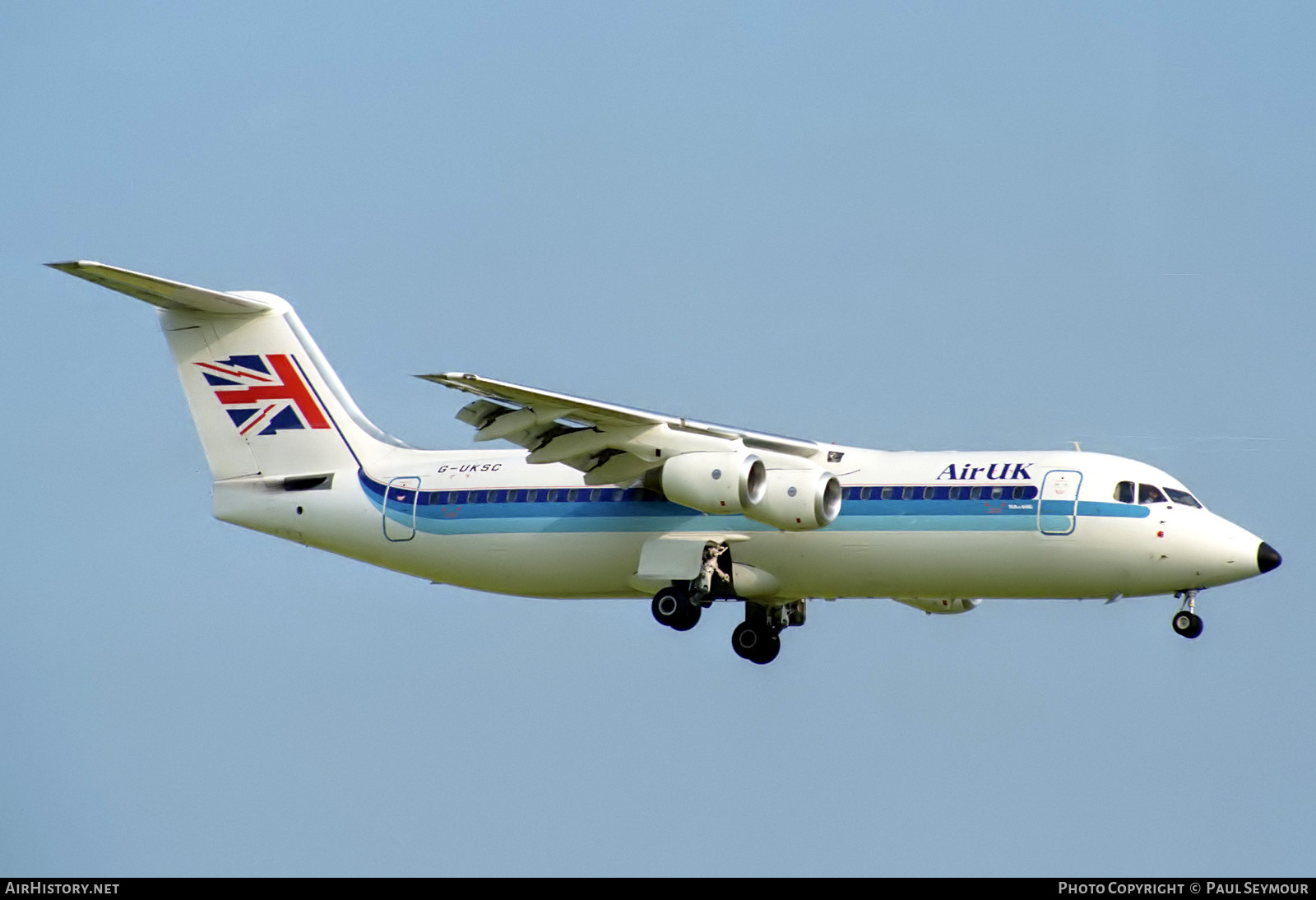Aircraft Photo of G-UKSC | British Aerospace BAe-146-300 | Air UK | AirHistory.net #842153