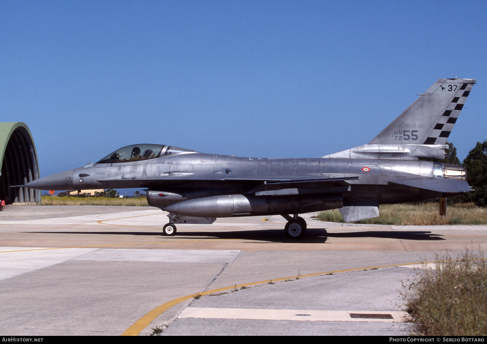 Aircraft Photo of MM7255 / MM72-55 | General Dynamics F-16A/ADF Fighting Falcon | Italy - Air Force | AirHistory.net #842159