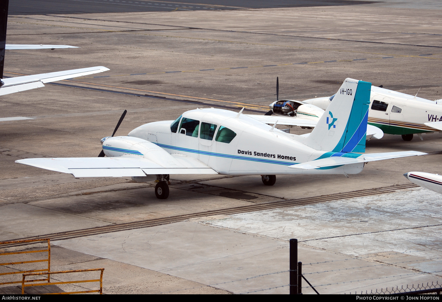Aircraft Photo of VH-IGQ | Piper PA-23-250 Aztec E | Davis Sanders Homes | AirHistory.net #842171
