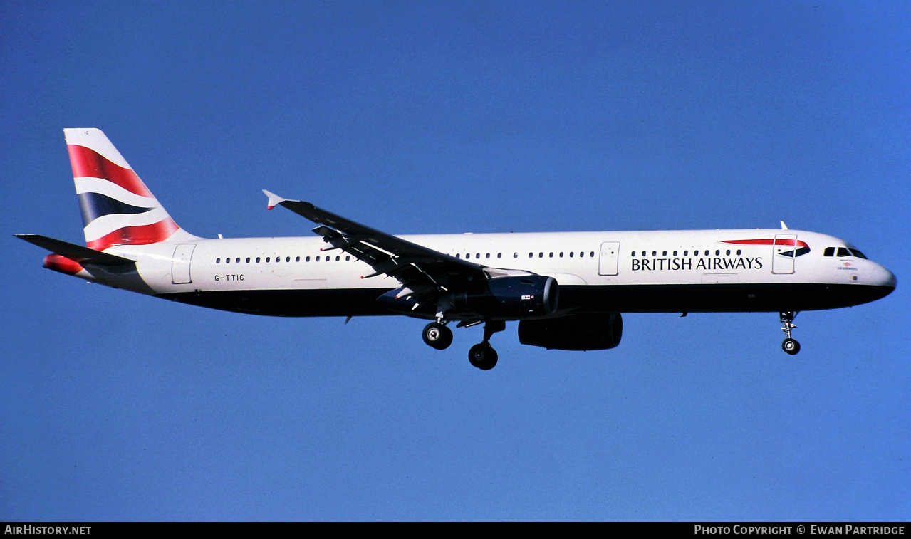 Aircraft Photo of G-TTIC | Airbus A321-231 | British Airways | AirHistory.net #842179