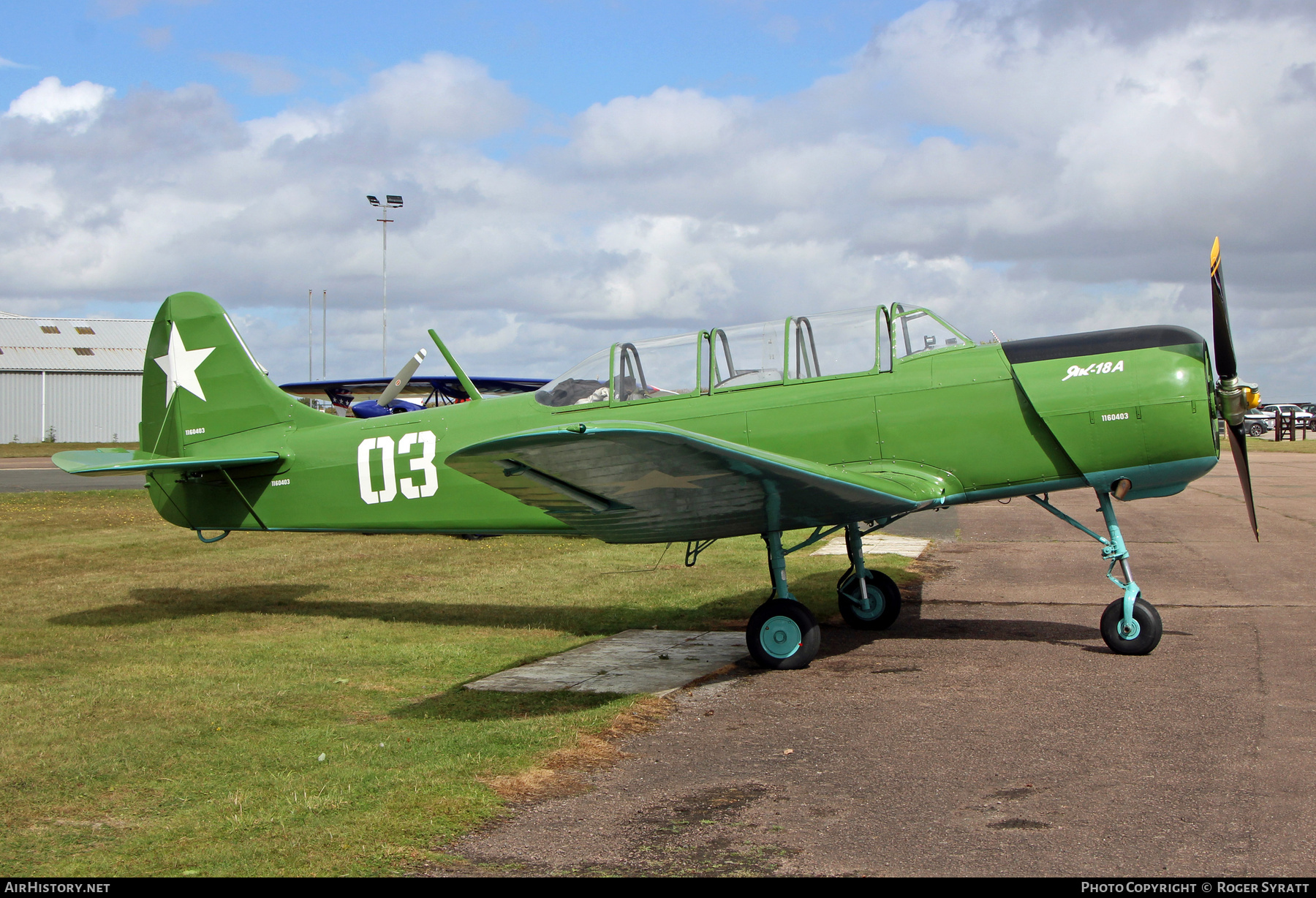 Aircraft Photo of G-CEIB / 1160403 | Yakovlev Yak-18A | AirHistory.net #842190
