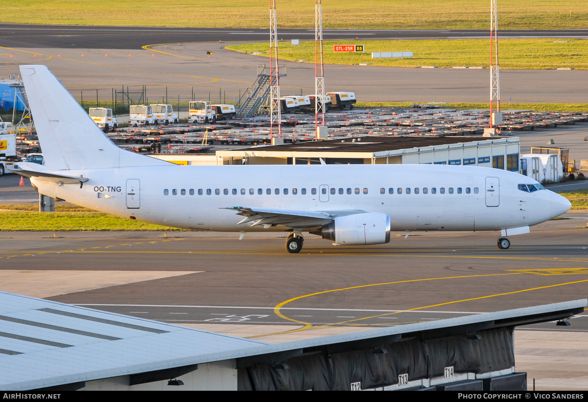 Aircraft Photo of OO-TNG | Boeing 737-3Y0(QC) | AirHistory.net #842207