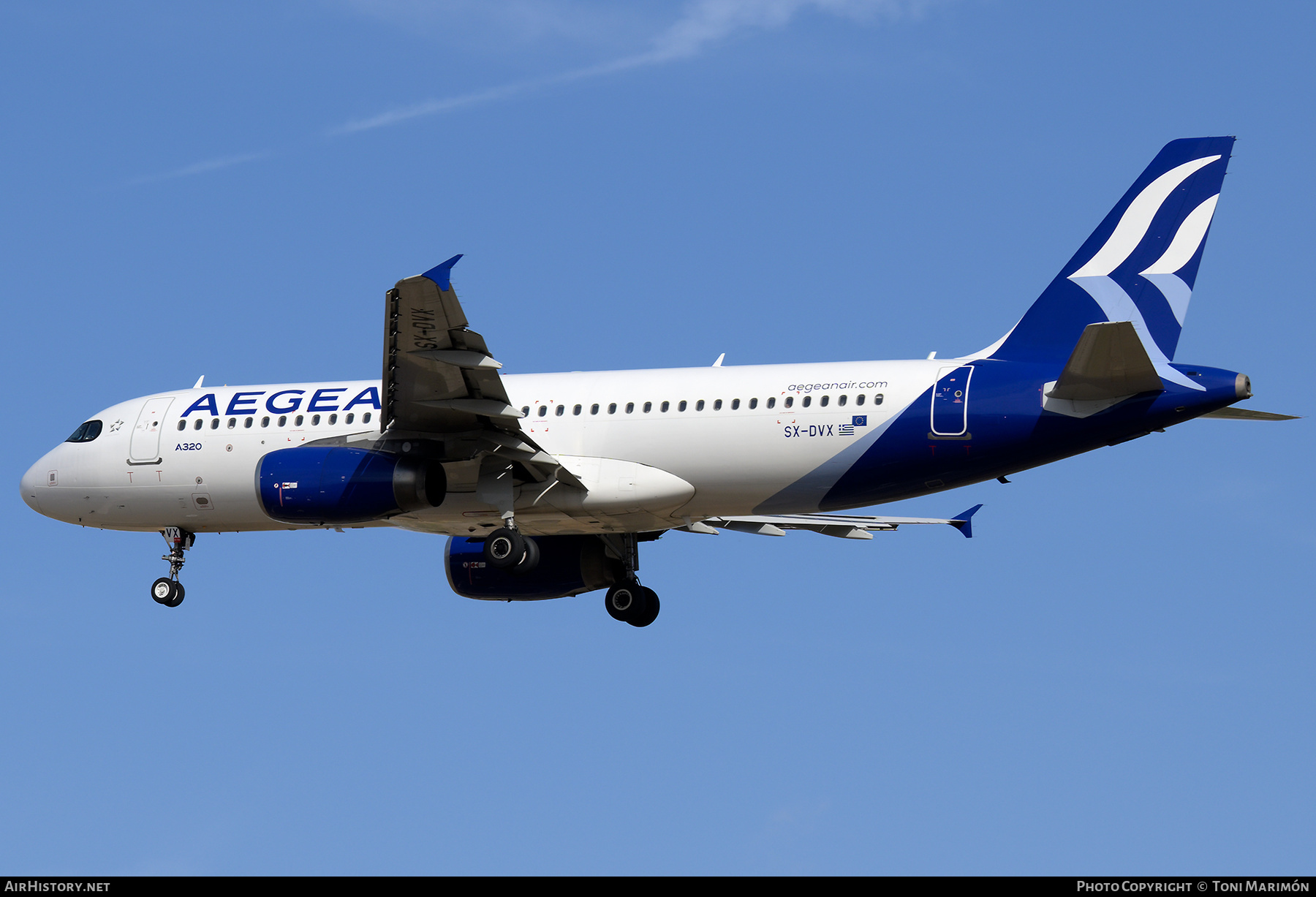 Aircraft Photo of SX-DVX | Airbus A320-232 | Aegean Airlines | AirHistory.net #842224