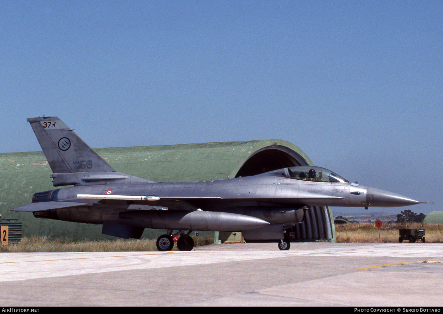 Aircraft Photo of MM7253 / MM72-53 | General Dynamics F-16A/ADF Fighting Falcon | Italy - Air Force | AirHistory.net #842242