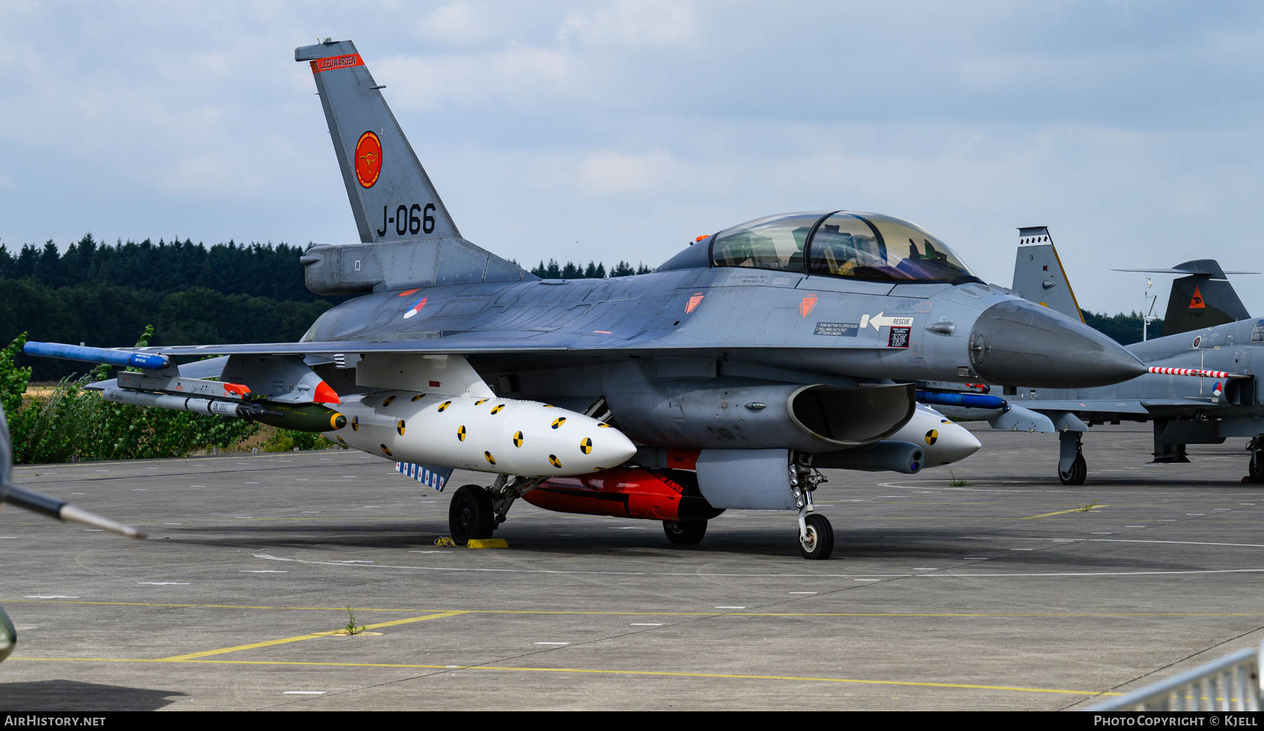 Aircraft Photo of J-066 | General Dynamics F-16BM Fighting Falcon | Netherlands - Air Force | AirHistory.net #842269