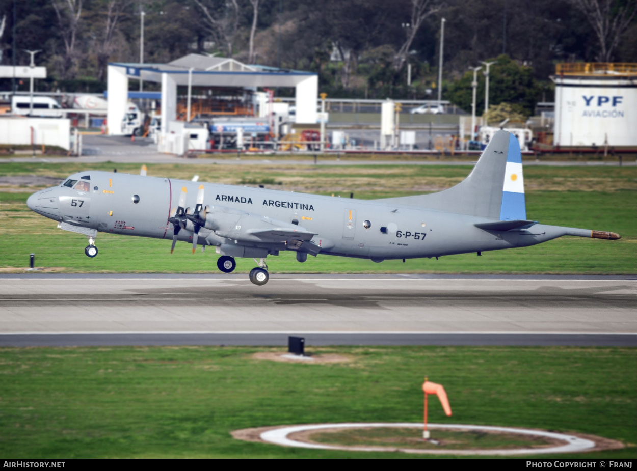 Aircraft Photo of 0855 / 6-P-57 | Lockheed P-3C Orion | Argentina - Navy | AirHistory.net #842273