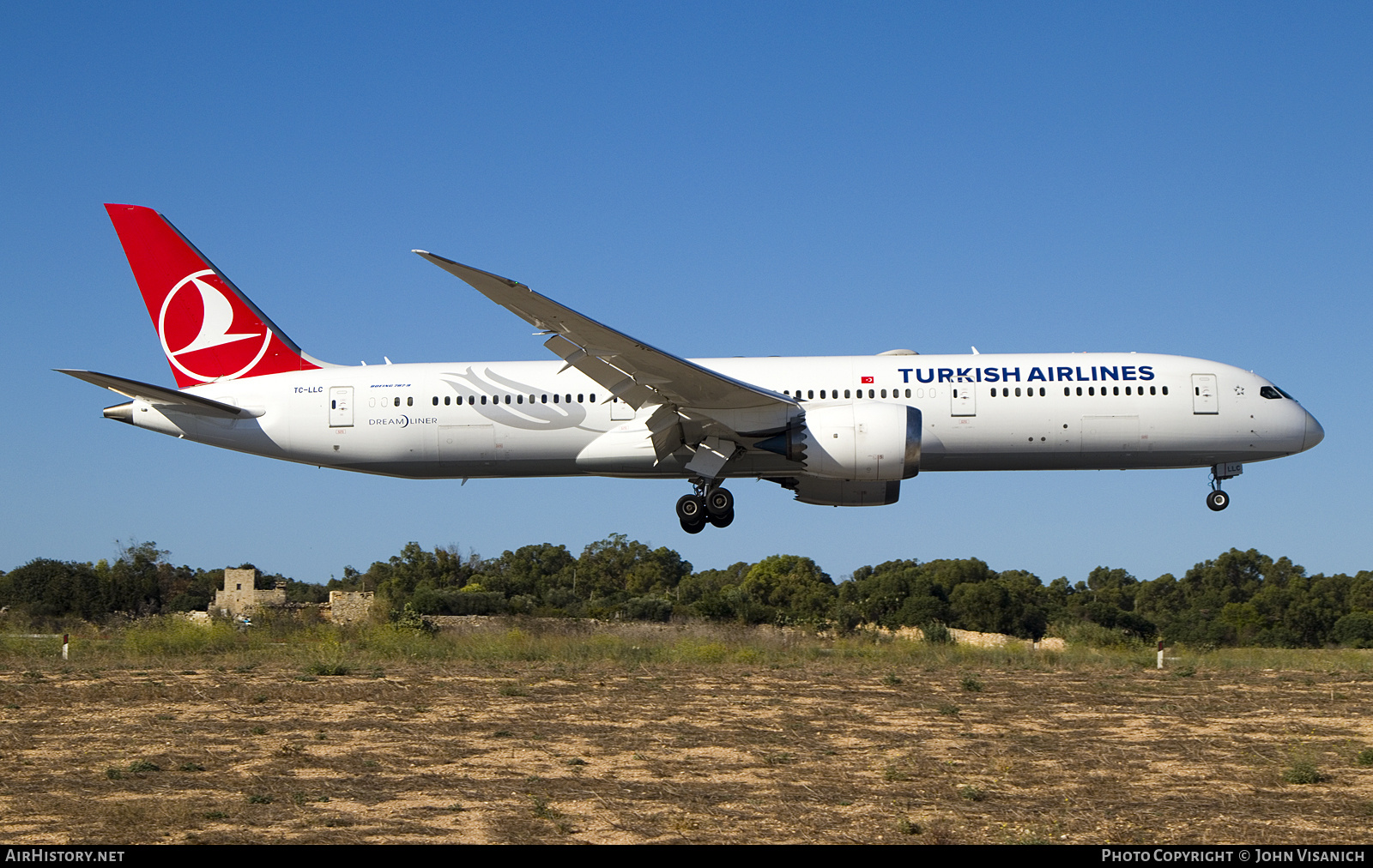 Aircraft Photo of TC-LLC | Boeing 787-9 Dreamliner | Turkish Airlines | AirHistory.net #842295