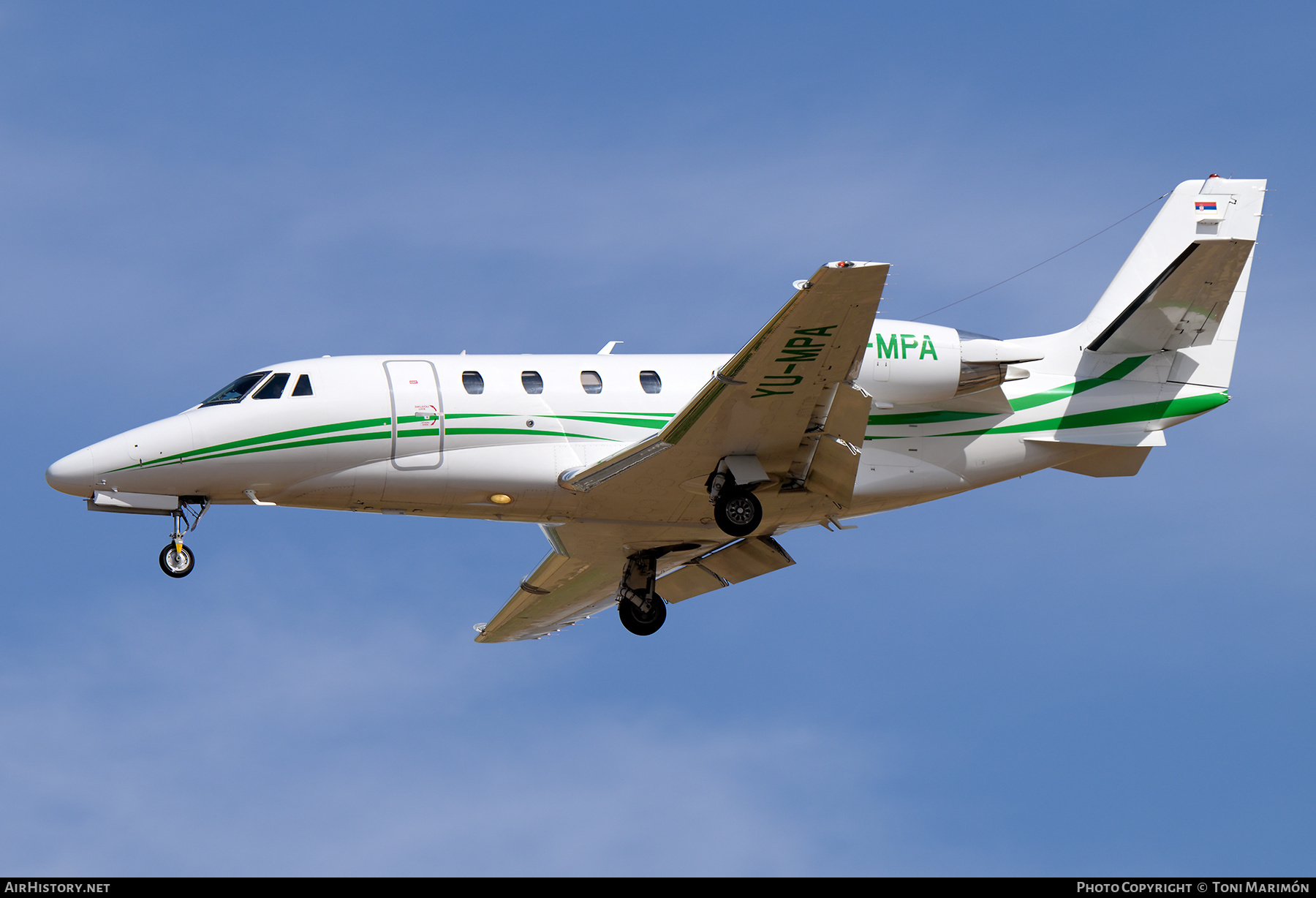 Aircraft Photo of YU-MPA | Cessna 560XL Citation XLS+ | AirHistory.net #842337