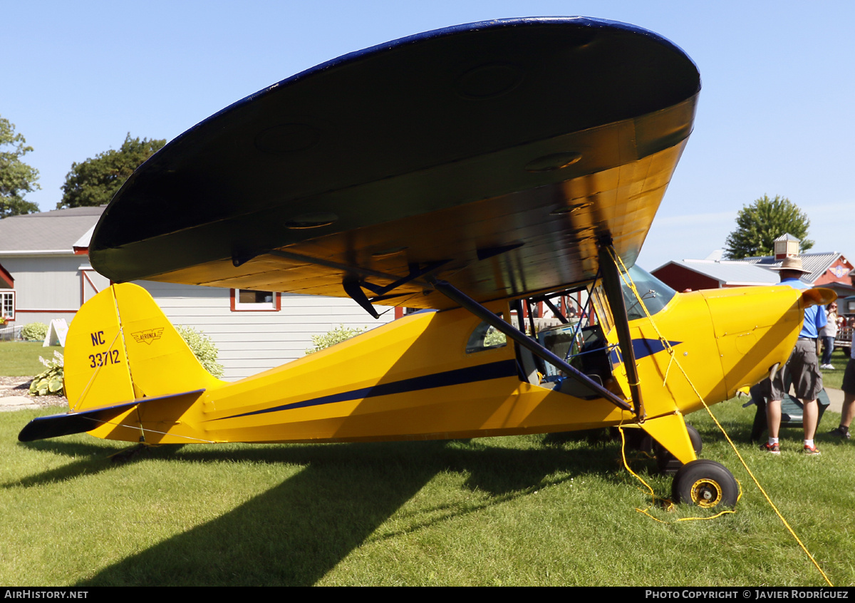 Aircraft Photo of N33712 / NC33712 | Aeronca 65CA Super Chief | AirHistory.net #842346