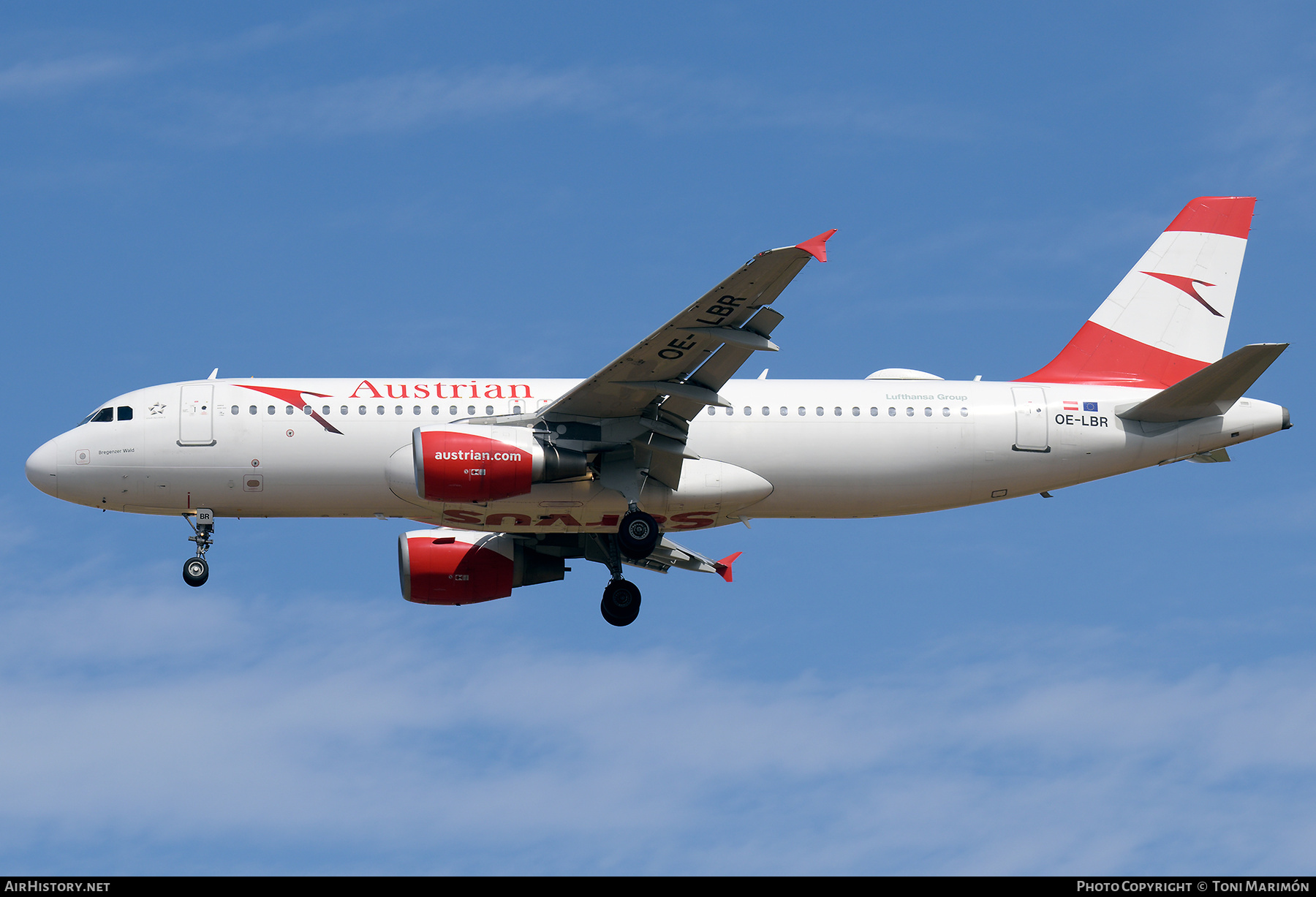 Aircraft Photo of OE-LBR | Airbus A320-214 | Austrian Airlines | AirHistory.net #842362
