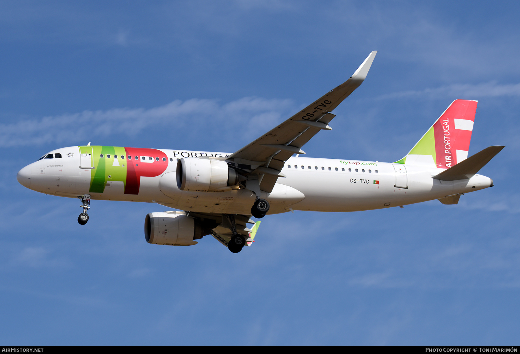 Aircraft Photo of CS-TVC | Airbus A320-251N | TAP Air Portugal | AirHistory.net #842366
